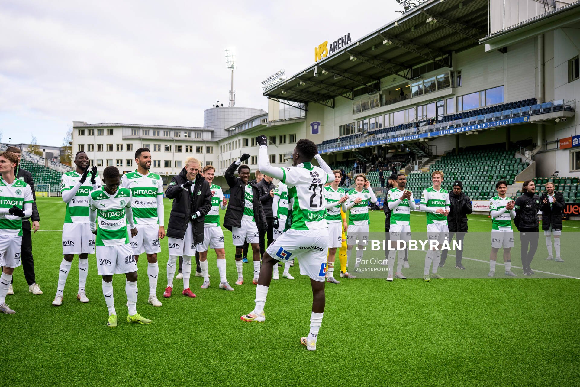 Västerås Aaron Le Forestier Banind Bibout jublar