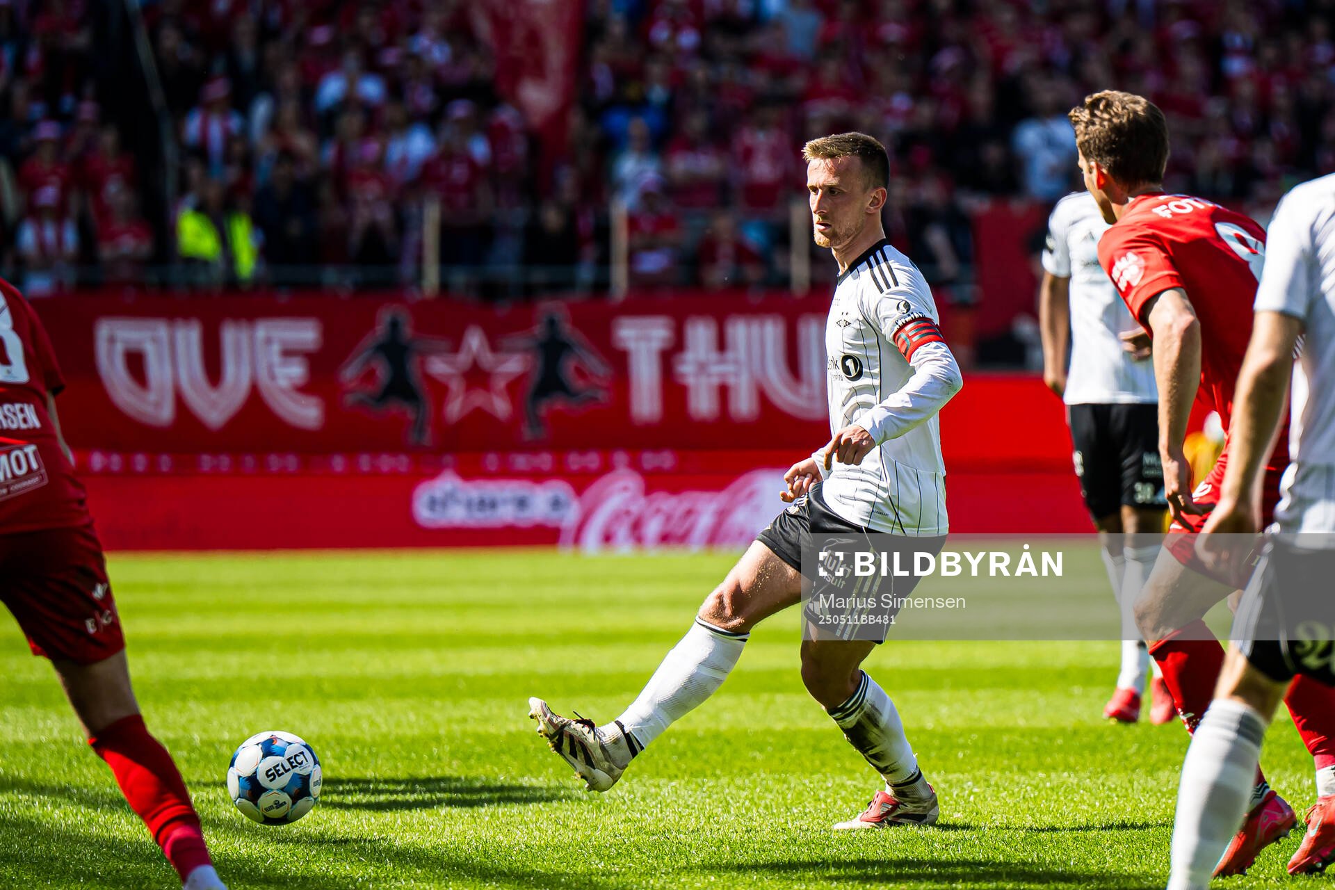 Erlend Dahl Reitan of Rosenborg during the Eliteserien match between Brann and Rosenborg on May 11, 2025 in Bergen. 