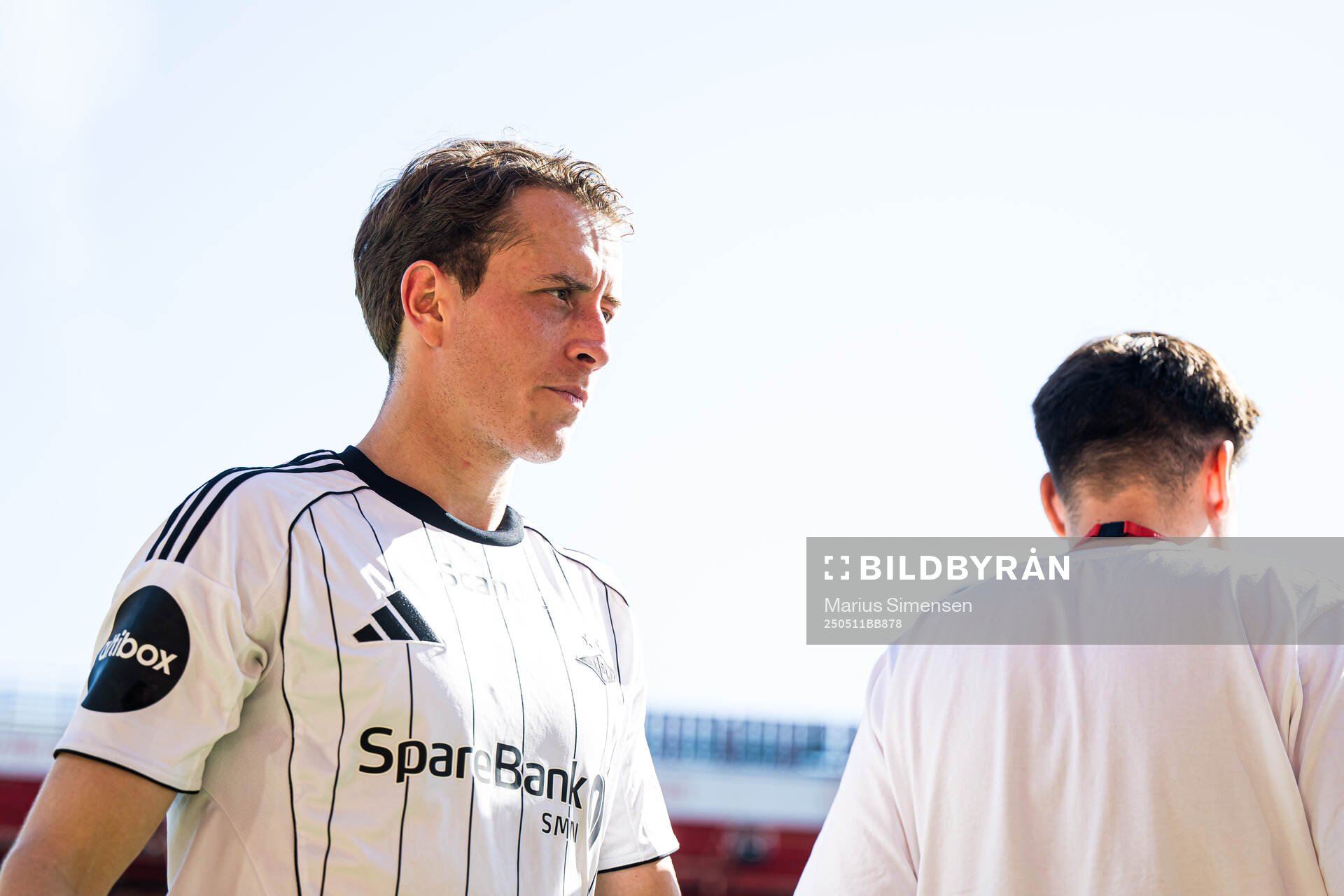 Ole Sæter of Rosenborg after the Eliteserien match between Brann and Rosenborg on May 11, 2025 in Bergen. 