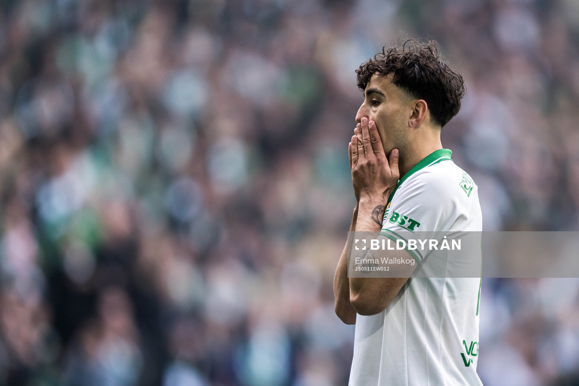 Hammarbys Sebastian Tounekti deppar