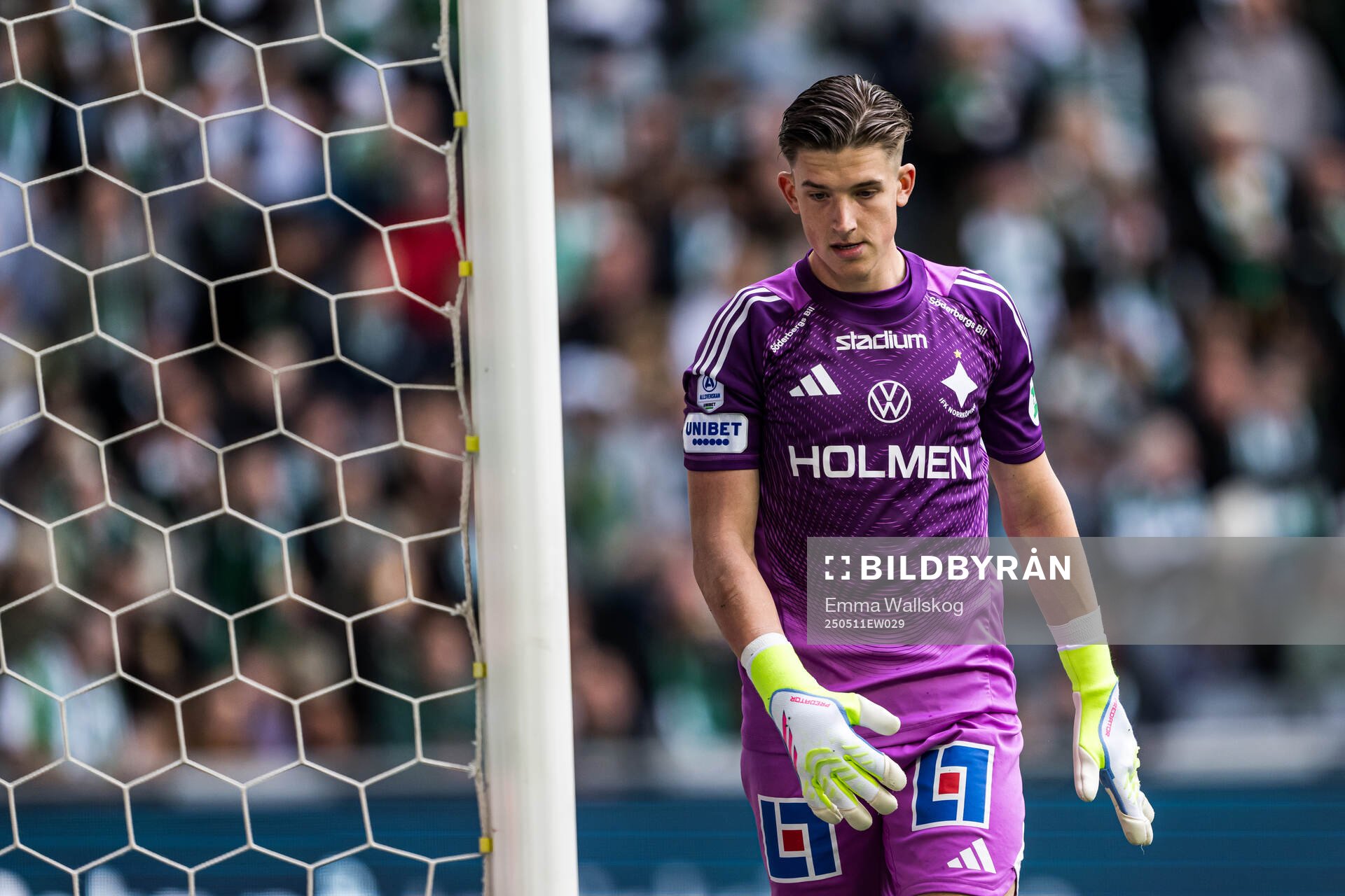 IFK Norrköpings målvakt David Andersson deppar