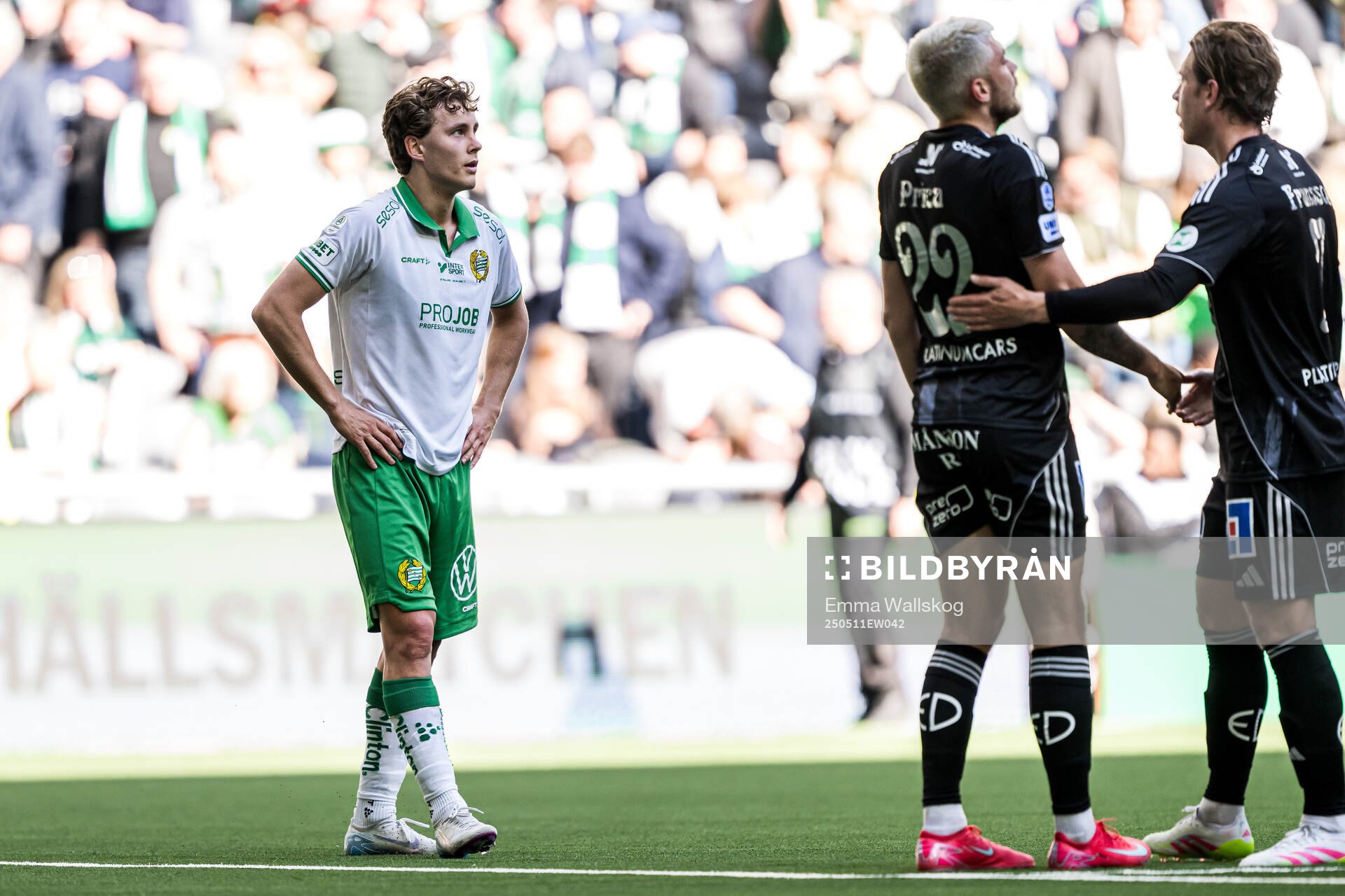 Hammarbys Hampus Skoglund deppar
