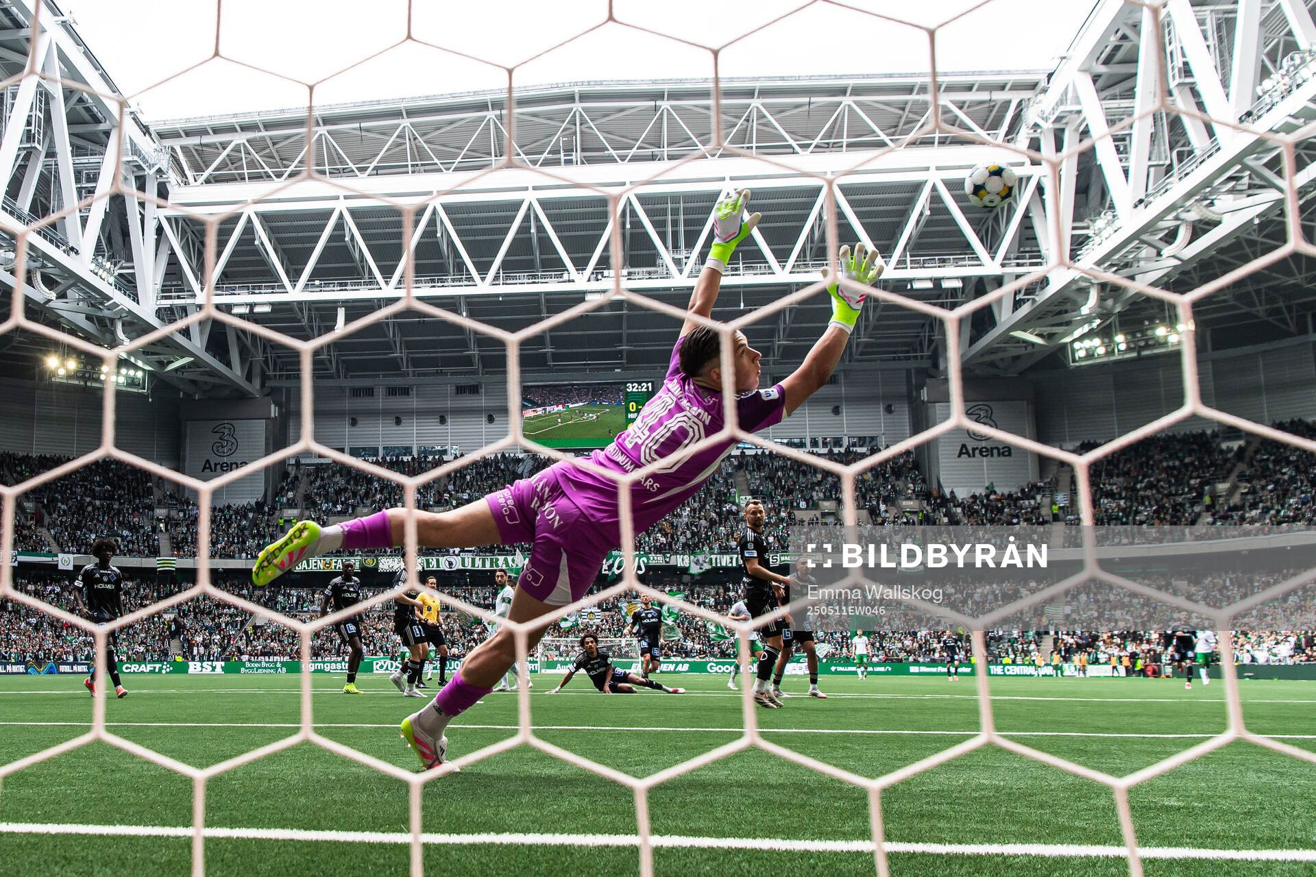 Hammarbys Montader Madjed gör 1-1 bakom IFK Norrköpings