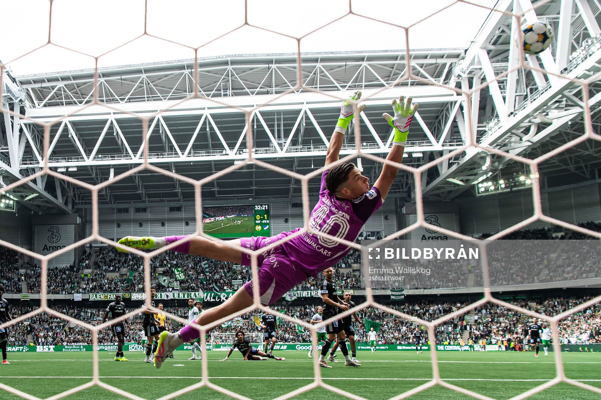 Hammarbys Montader Madjed gör 1-1 bakom IFK Norrköpings
