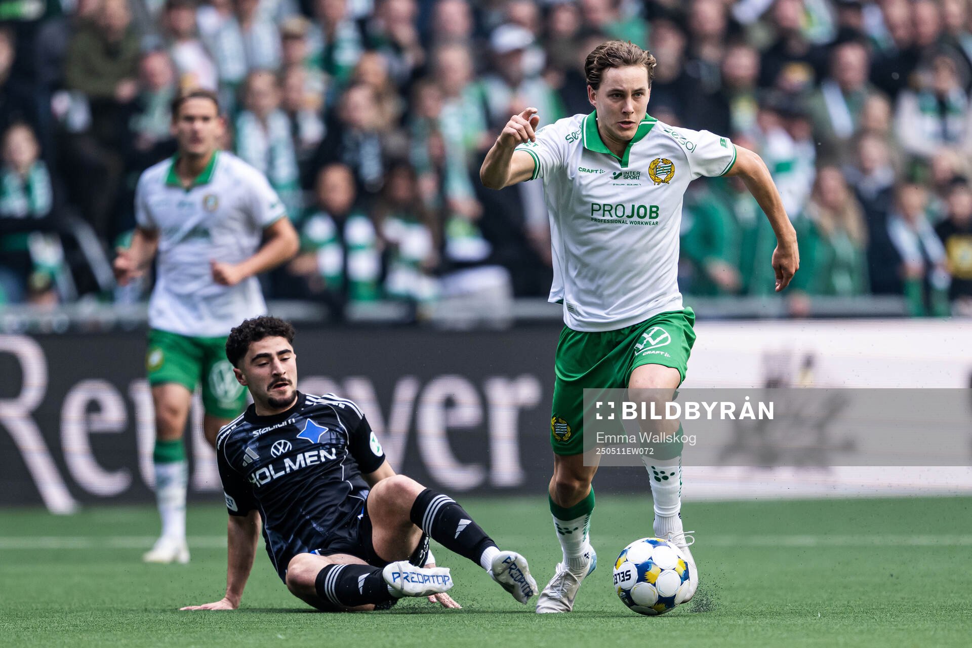 IFK Norrköpings Ismet Lushaku och Hammarbys Hampus Skoglund