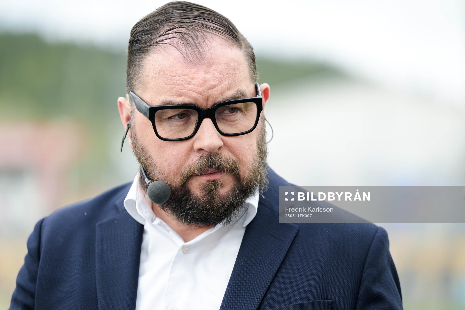 Alexander Axén, Max, inför fotbollsmatchen i Allsvenskan mellan Degerfors och Malmö FF den 11 maj 2025 i Degerfors. 