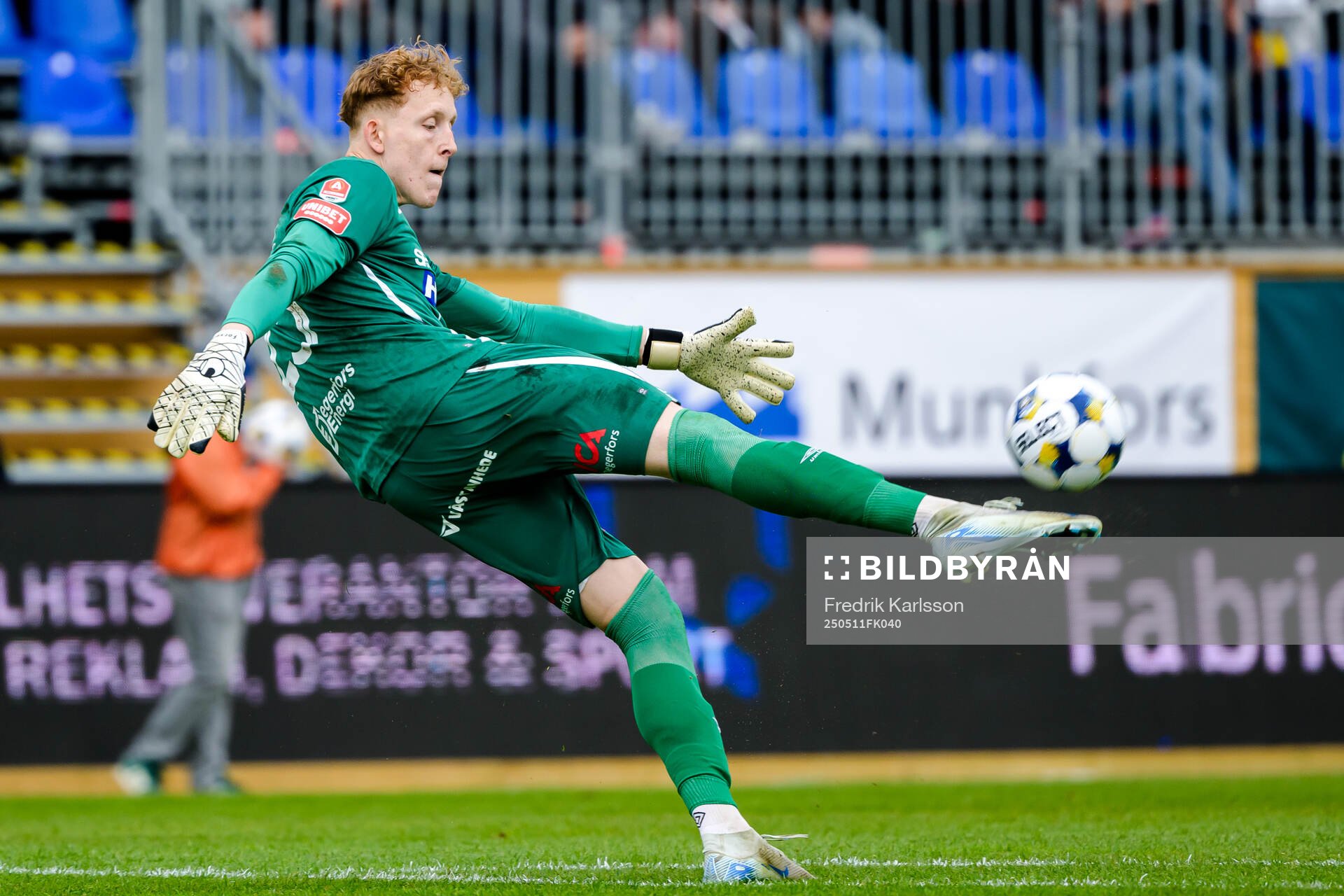 Degerfors målvakt Rasmus Forsell