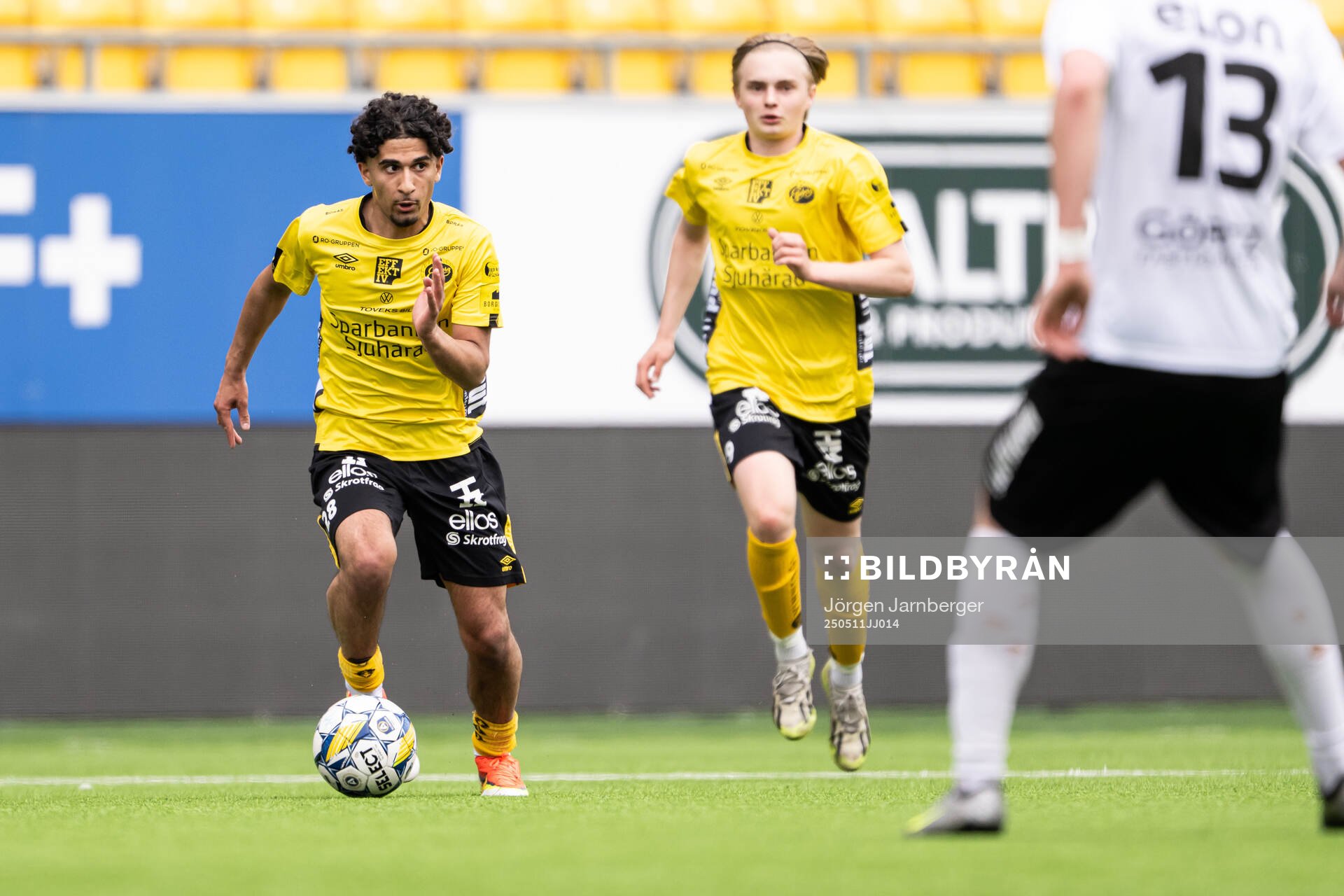 Elfsborgs Aryan Vaghti Chaluosi under fotbollsmatchen i P17 Allsvenskan Södra mellan Elfsborg och Örebro den 11 maj 2025 i Borås.