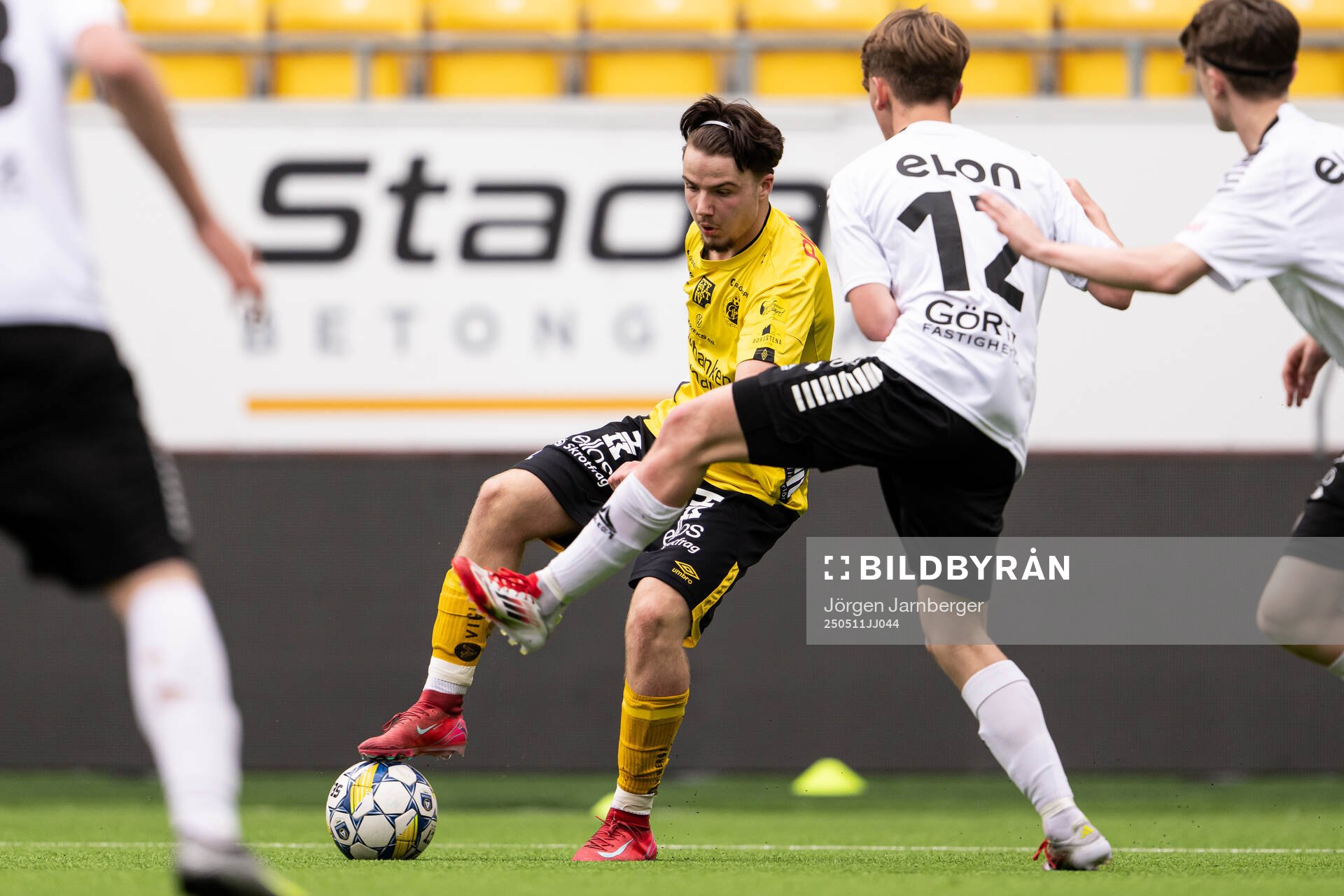 under fotbollsmatchen i P17 Allsvenskan Södra mellan Elfsborg och Örebro den 11 maj 2025 i Borås. 