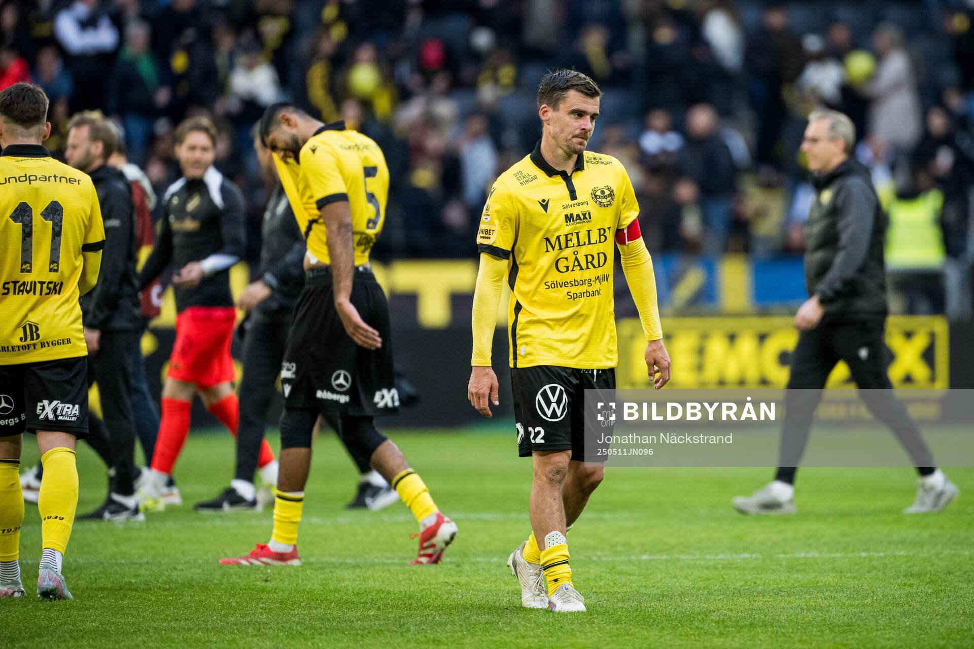 Mjällbys Jesper Gustavsson deppar