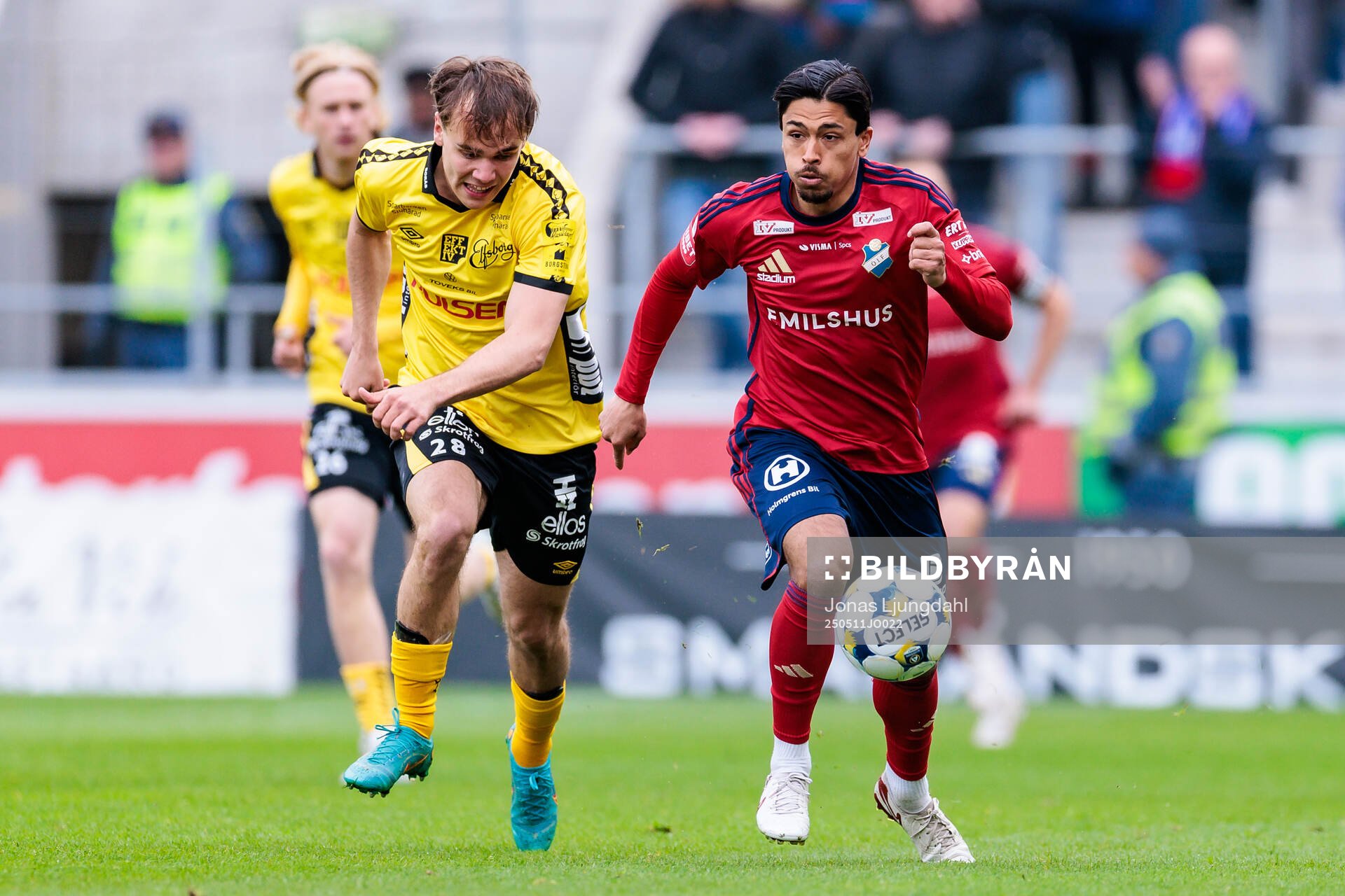 Elfsborgs Frode Aronsson och Östers Lukas Bergquist
