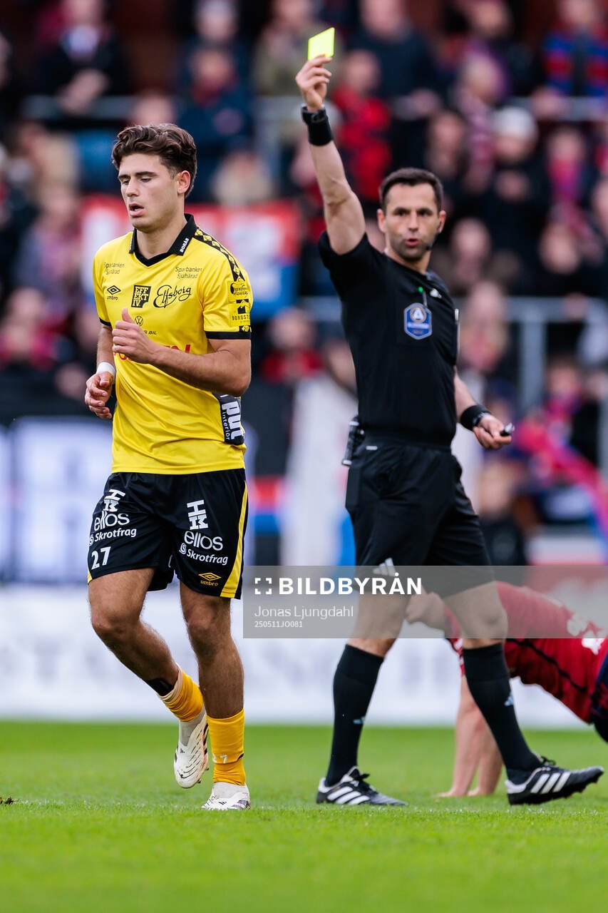Elfsborgs Besfort Zeneli tilldelas gult kort