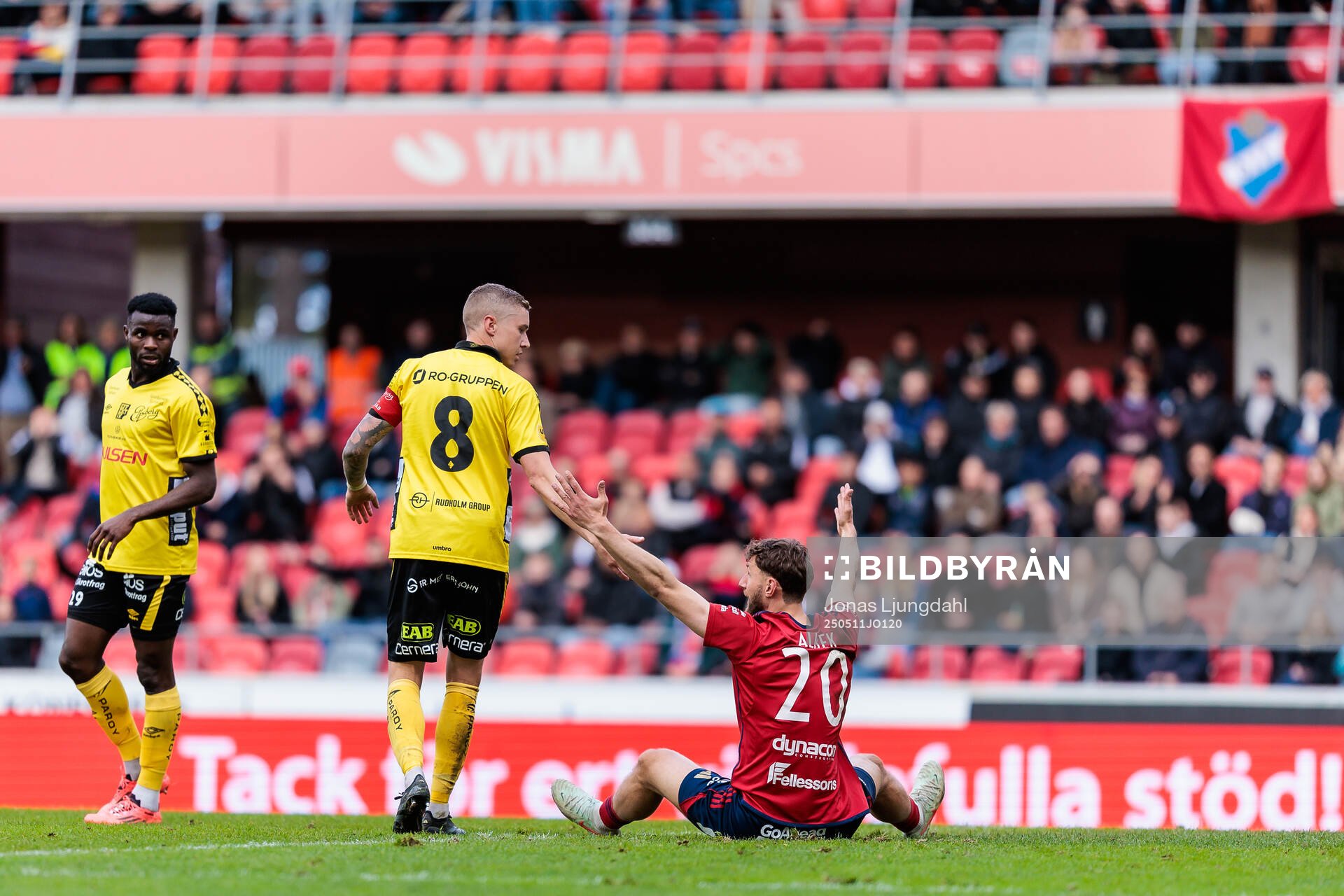 Elfsborgs Sebastian Holmen och Östers Alibek Aliev