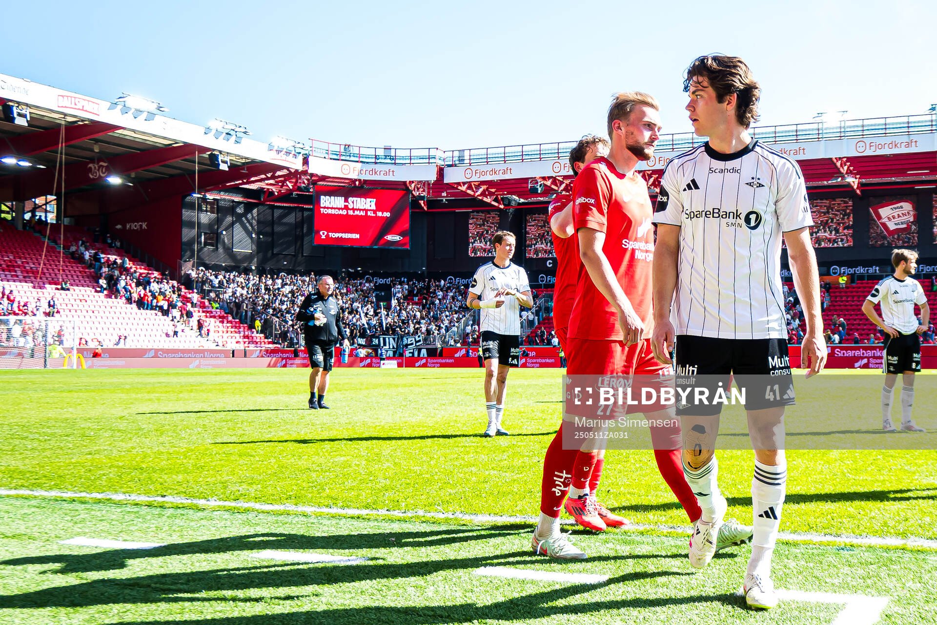 Sverre Halseth Nypan of Rosenborg after the Eliteserien match between Brann and Rosenborg on May 11, 2025 in Bergen. 