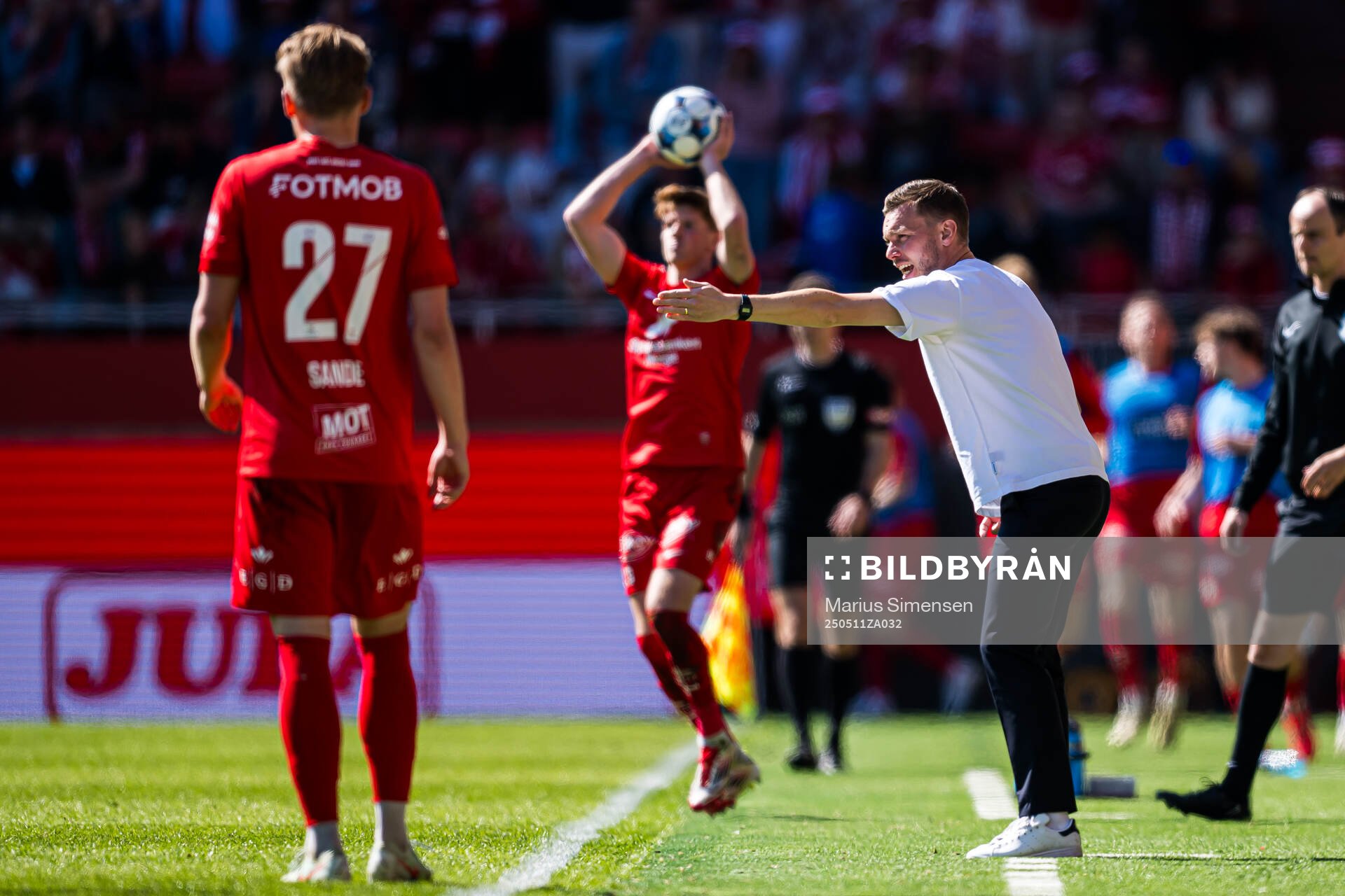 Alfred Johansson, head coach of Rosenborg