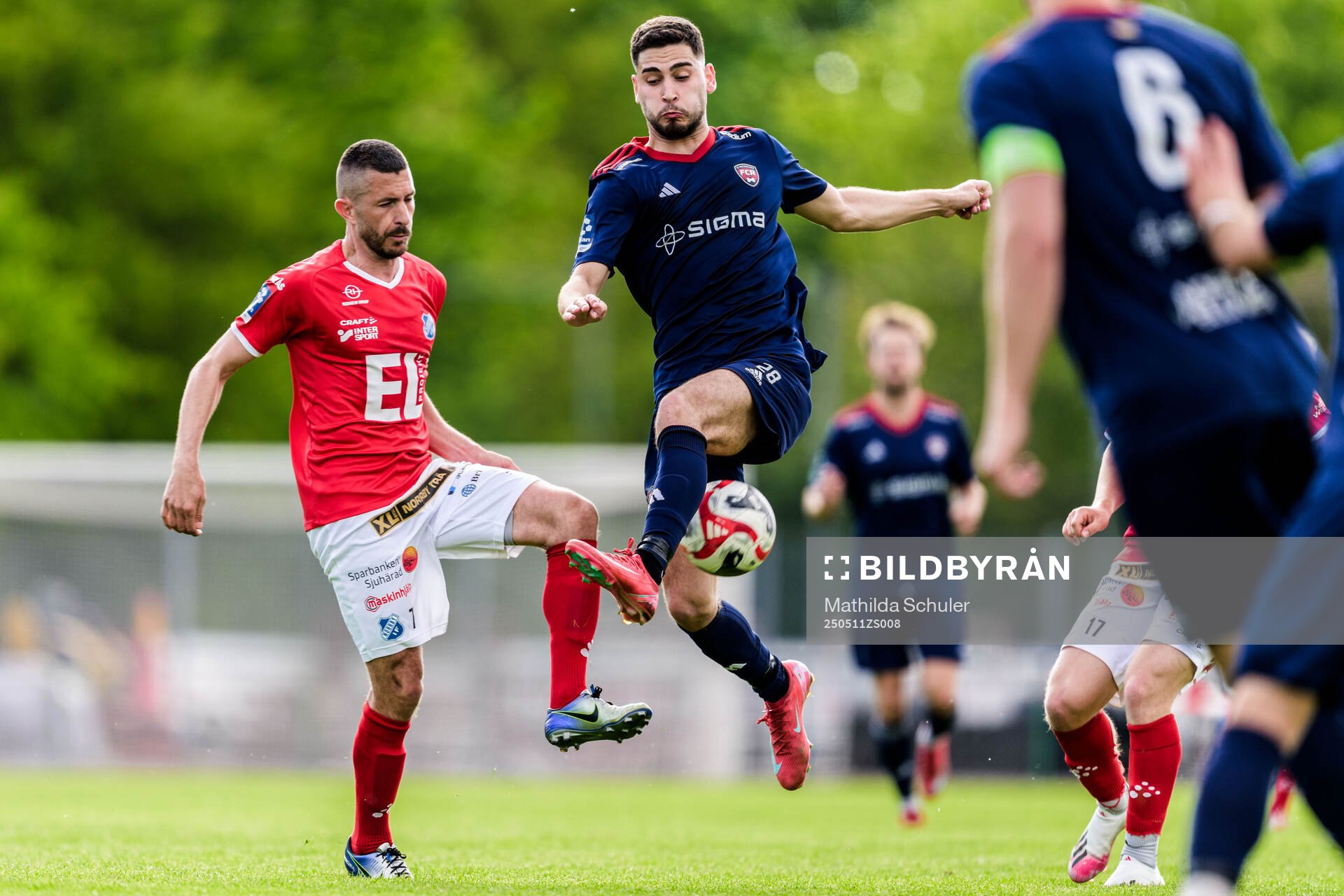 Norrbys Alen Krasnici och Rosengårds Alfred Ajdarevic