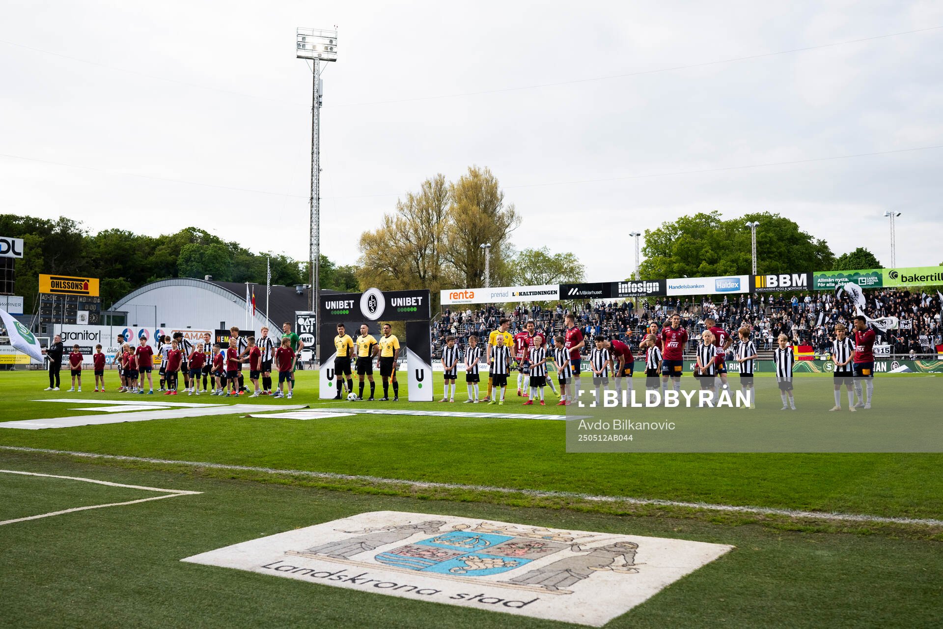 Landskronas och Örgrytes spelare