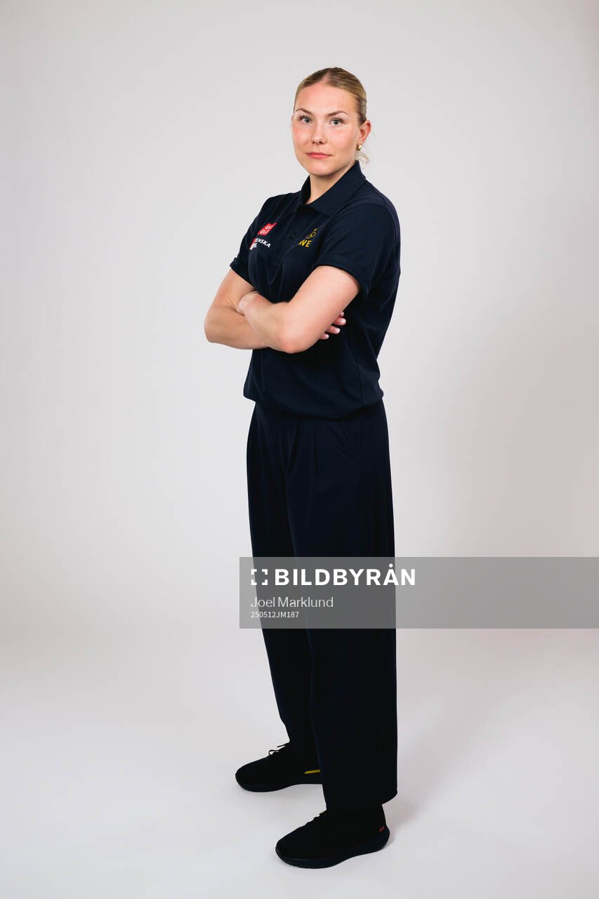 Ice hockey athlete Elin Svensson of Sweden poses for a