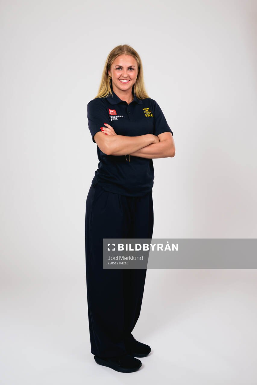 Ice hockey athlete Sofie Lundin of Sweden poses for a