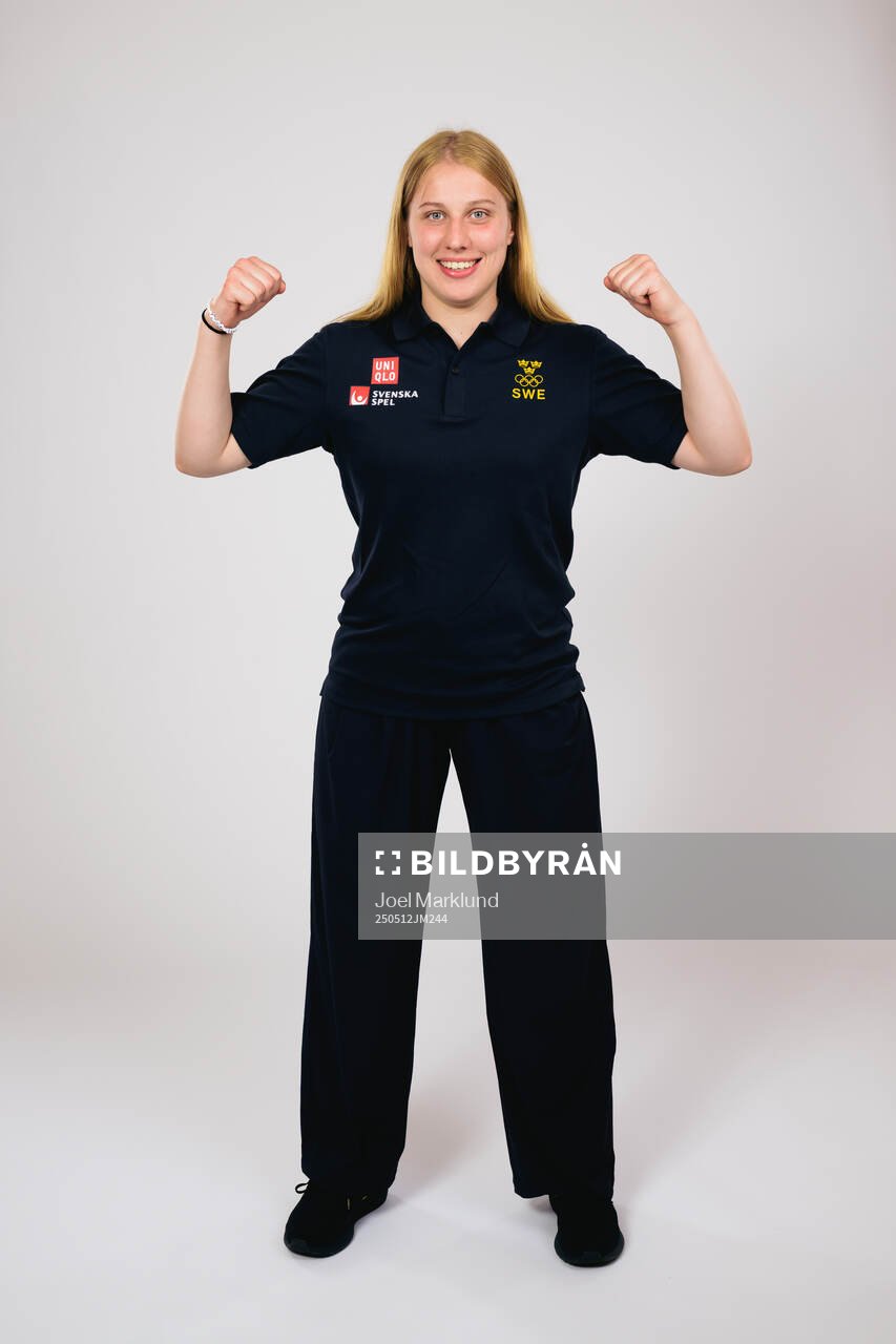 Ice hockey athlete Ebba Svensson Träff of Sweden poses for