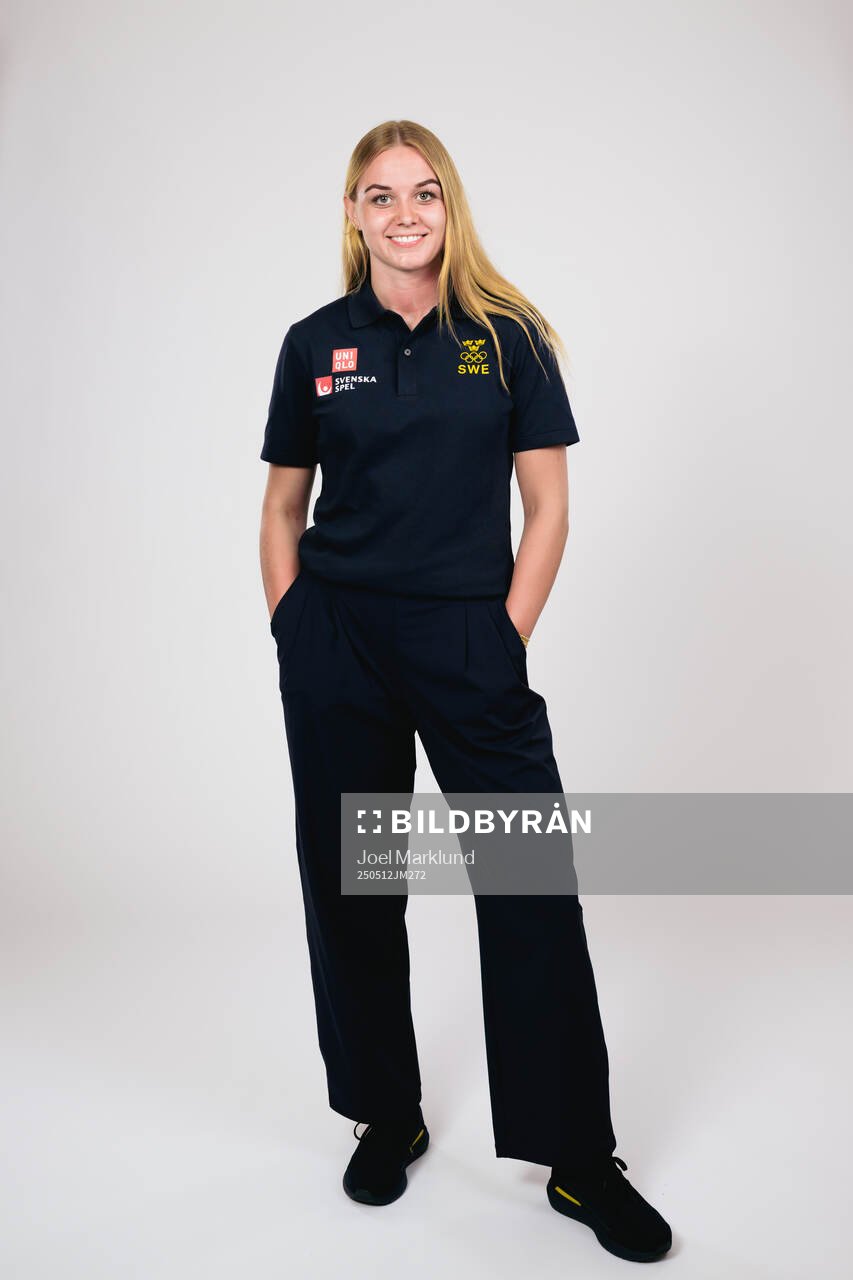 Ice hockey athlete Josefin Bouveng of Sweden poses for a