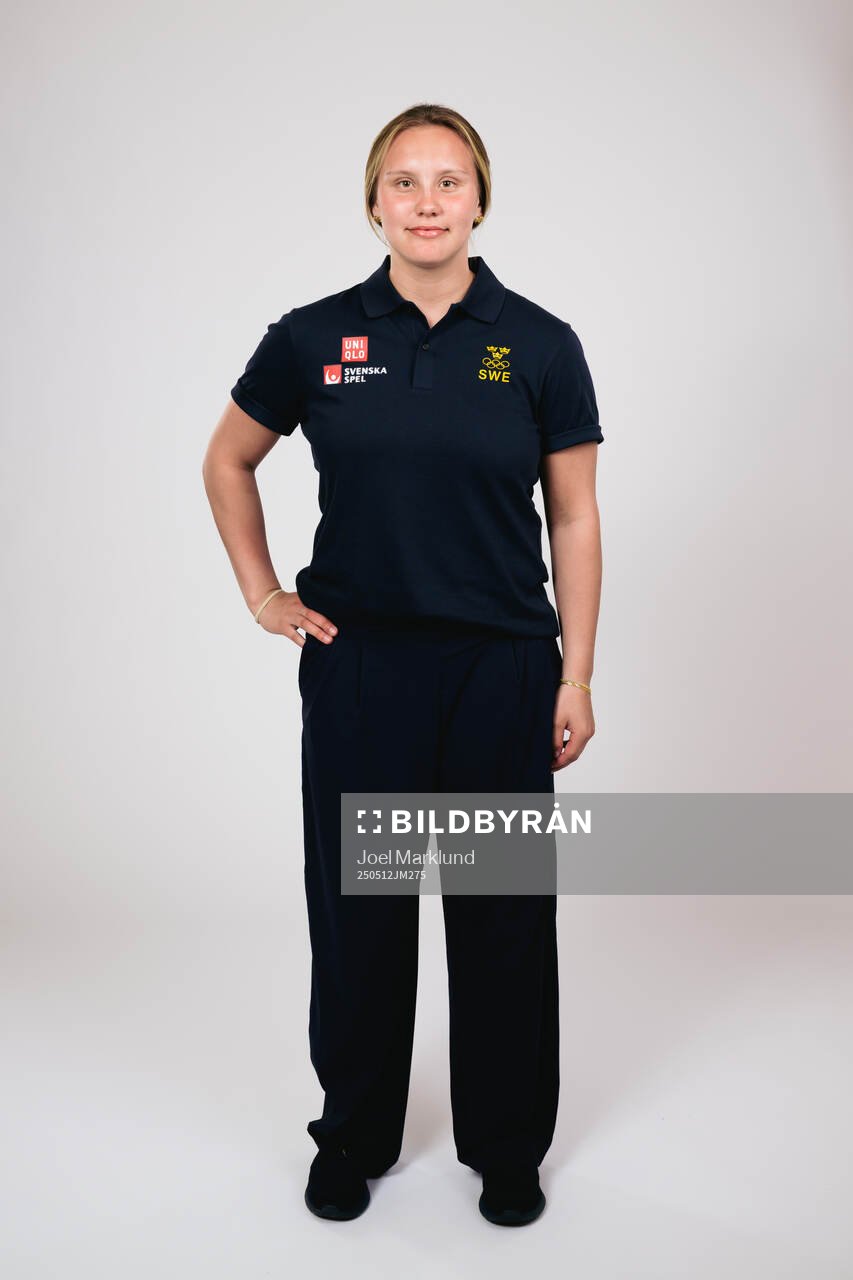 Ice hockey athlete Jenna Raunio of Sweden poses for a