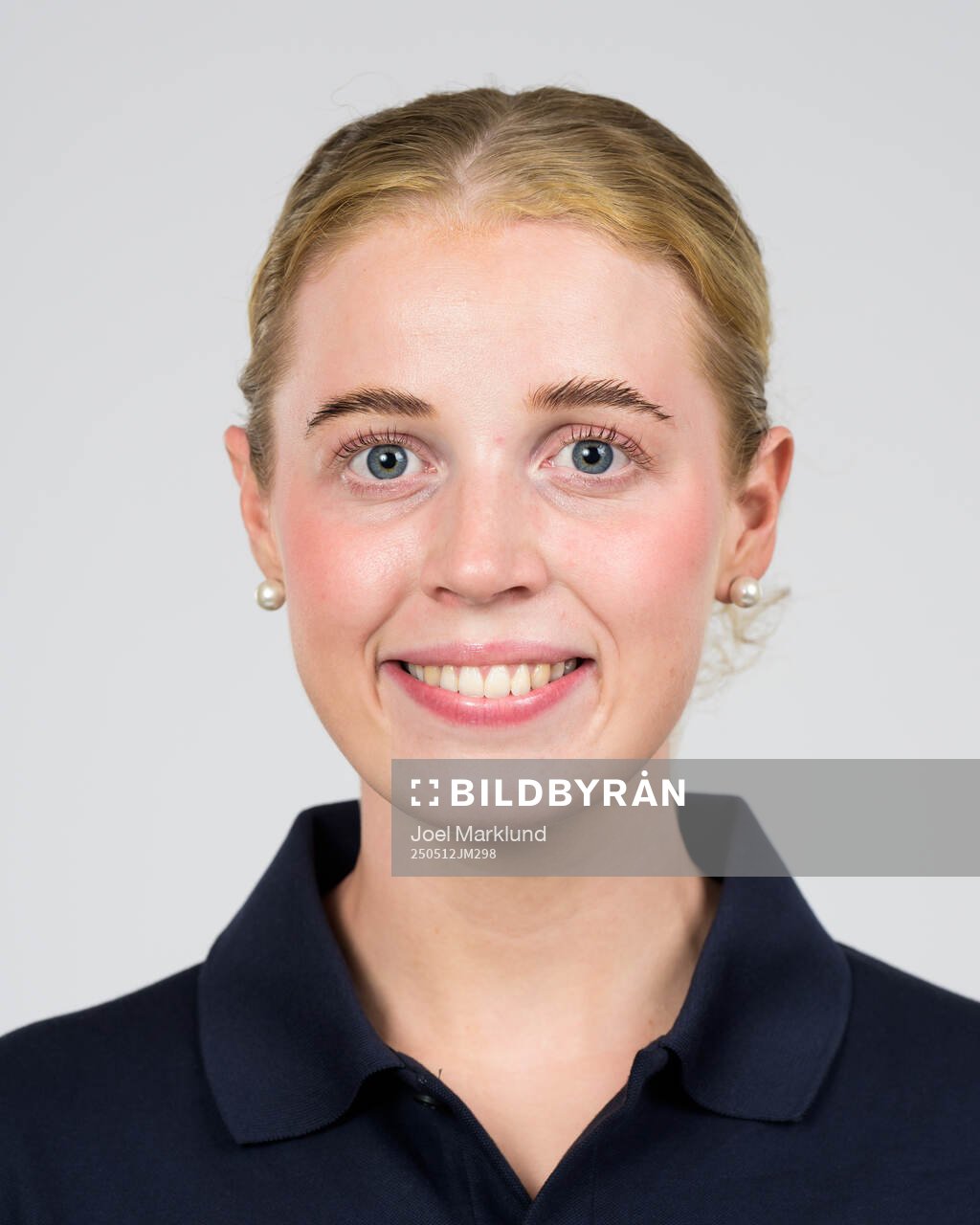 Ice hockey athlete Emma Forsgren of Sweden poses for a