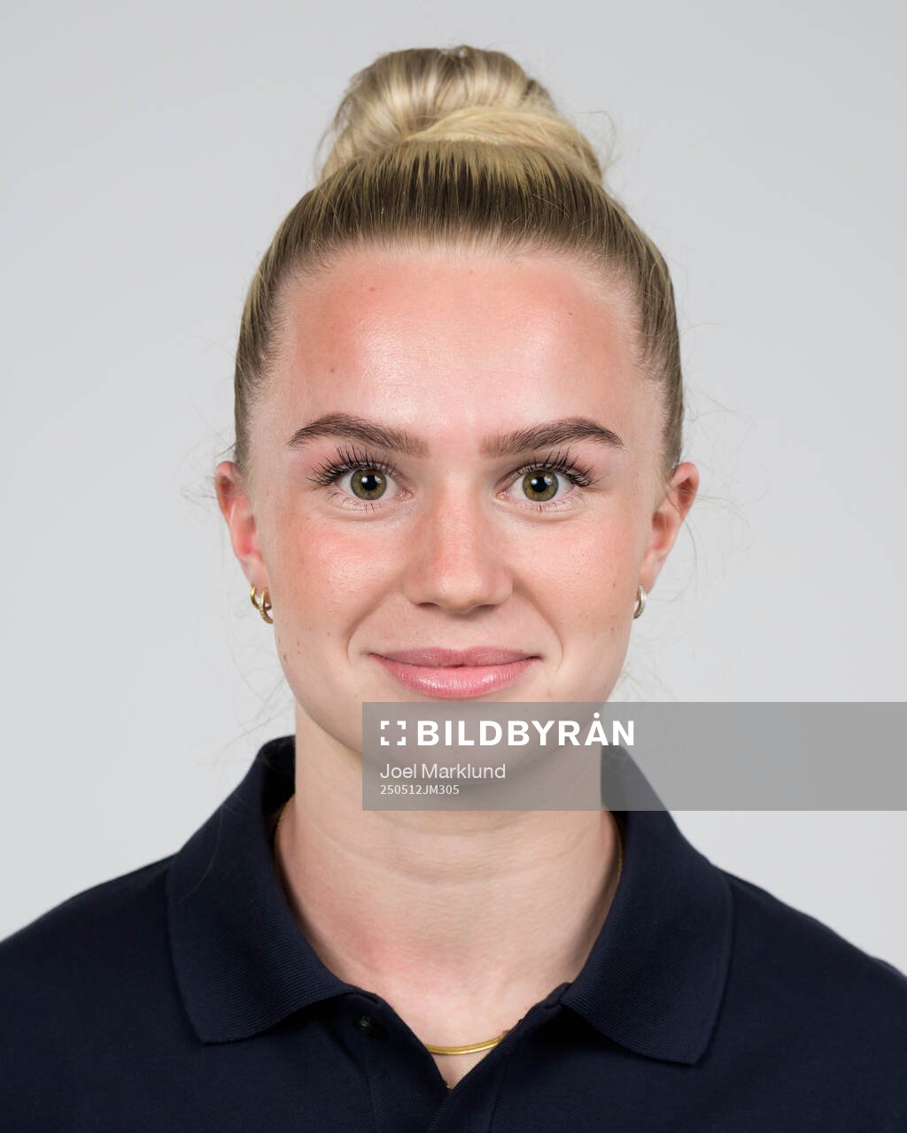 Ice hockey athlete Wilma Sundin of Sweden poses for a