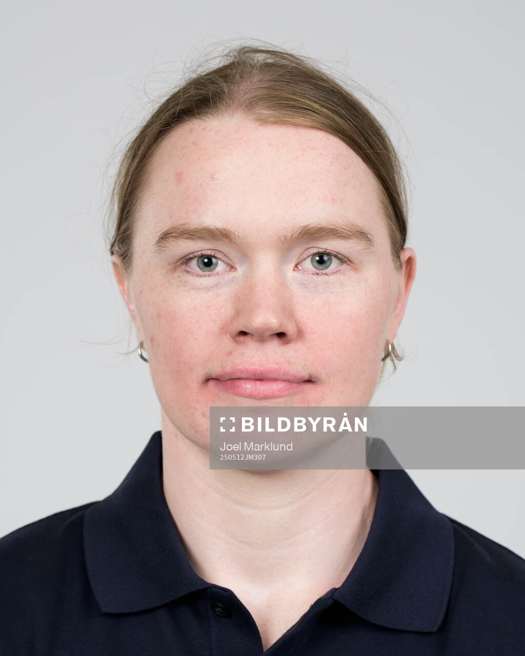 Ice hockey athlete Sara Hjalmarsson of Sweden poses for a