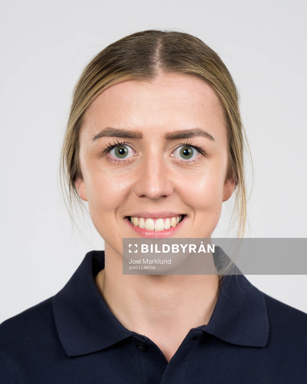 Ice hockey athlete Linnéa Johansson of Sweden poses for a