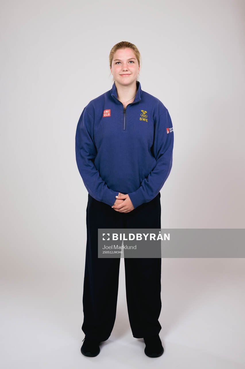 Ice hockey athlete Ebba Hedqvist of Sweden poses for a