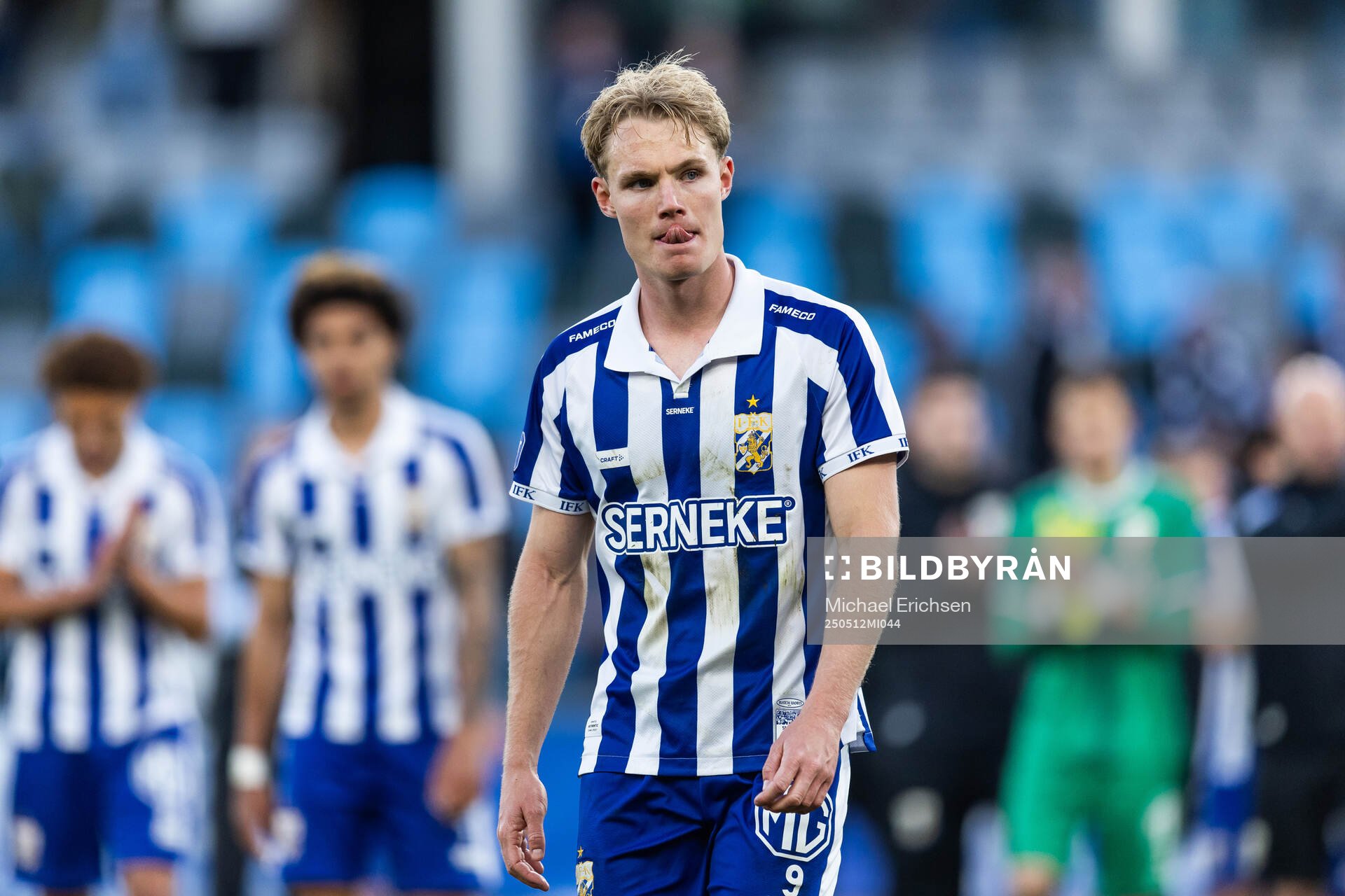 IFK Göteborgs Max Fenger deppar