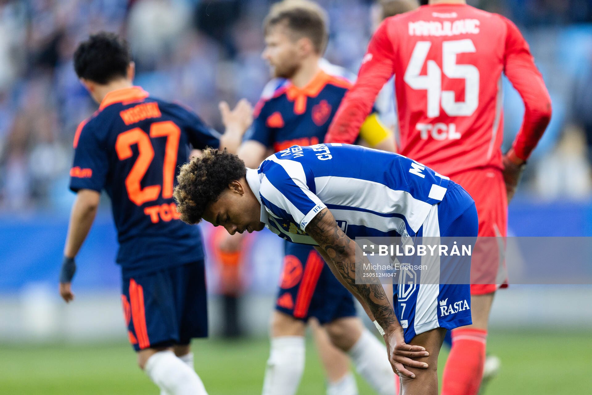 IFK Göteborgs Sebastian Clemmensen deppar