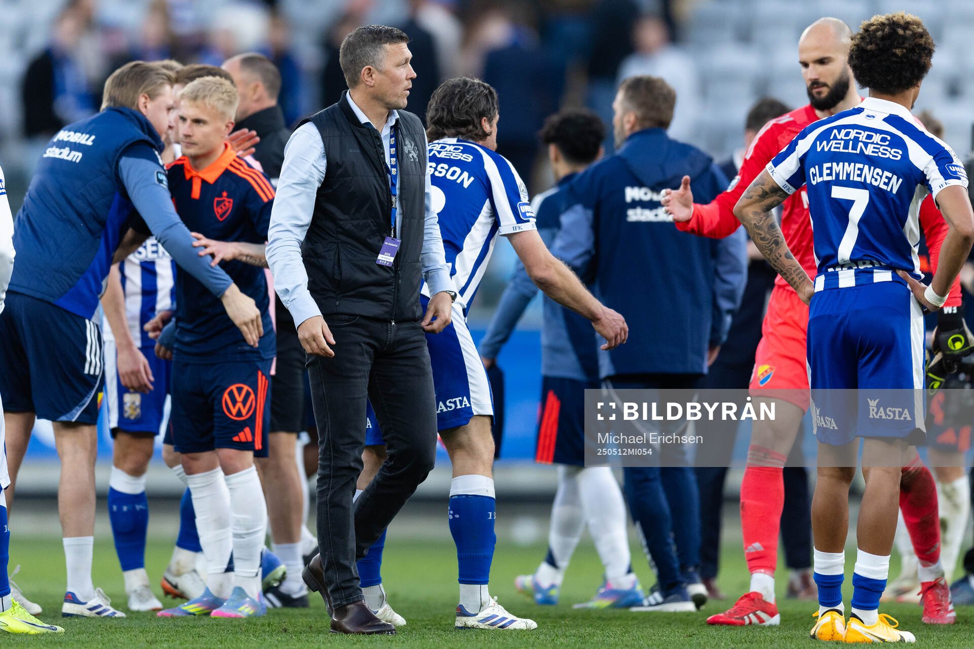 IFK Göteborgs sportchef Hannes Stiller efter fotbollsmatchen i Allsvenskan mellan IFK Göteborg och Djurgården den 12 maj 2025 i Göteborg.