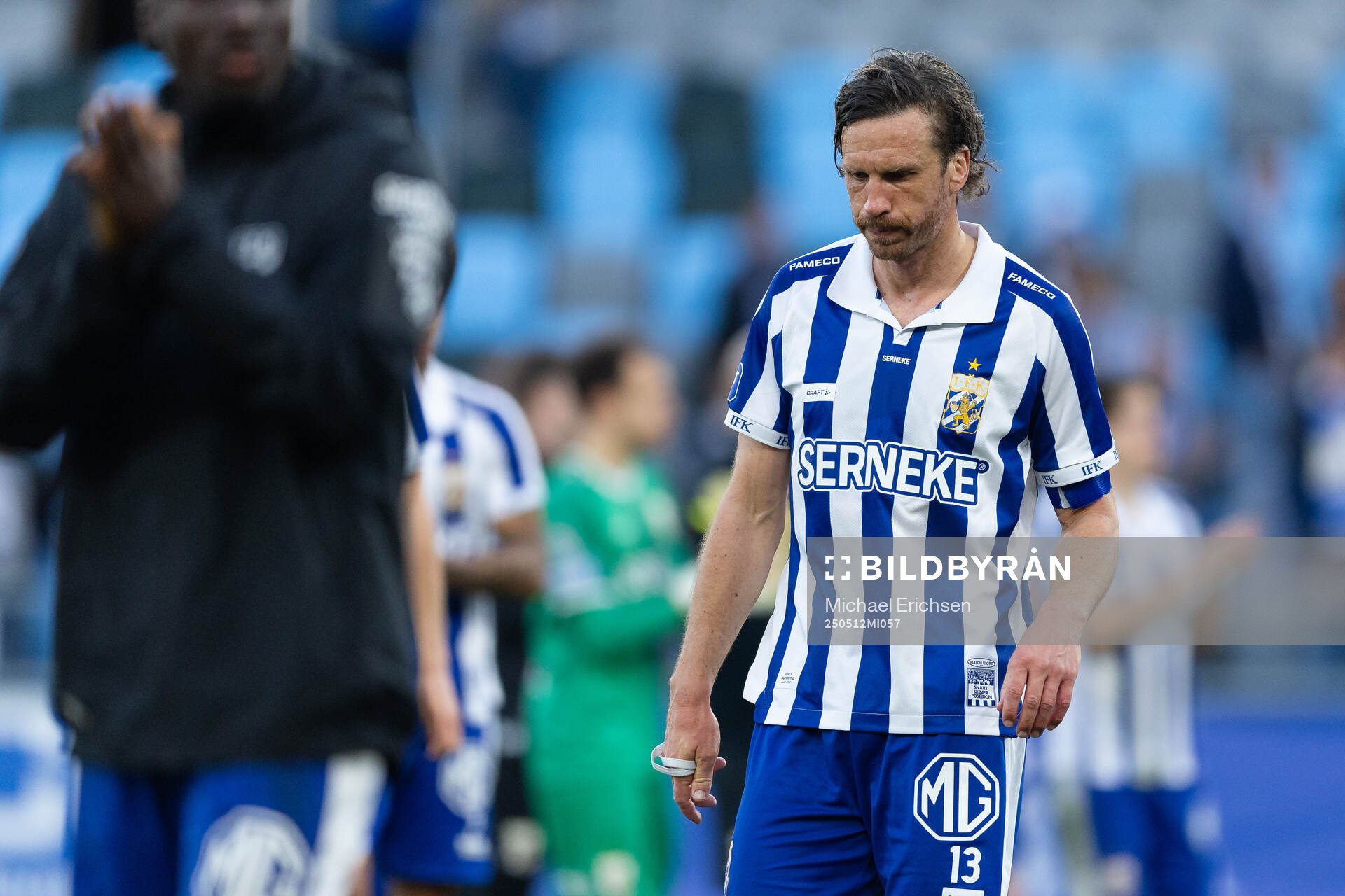 IFK Göteborgs Gustav Svensson deppar