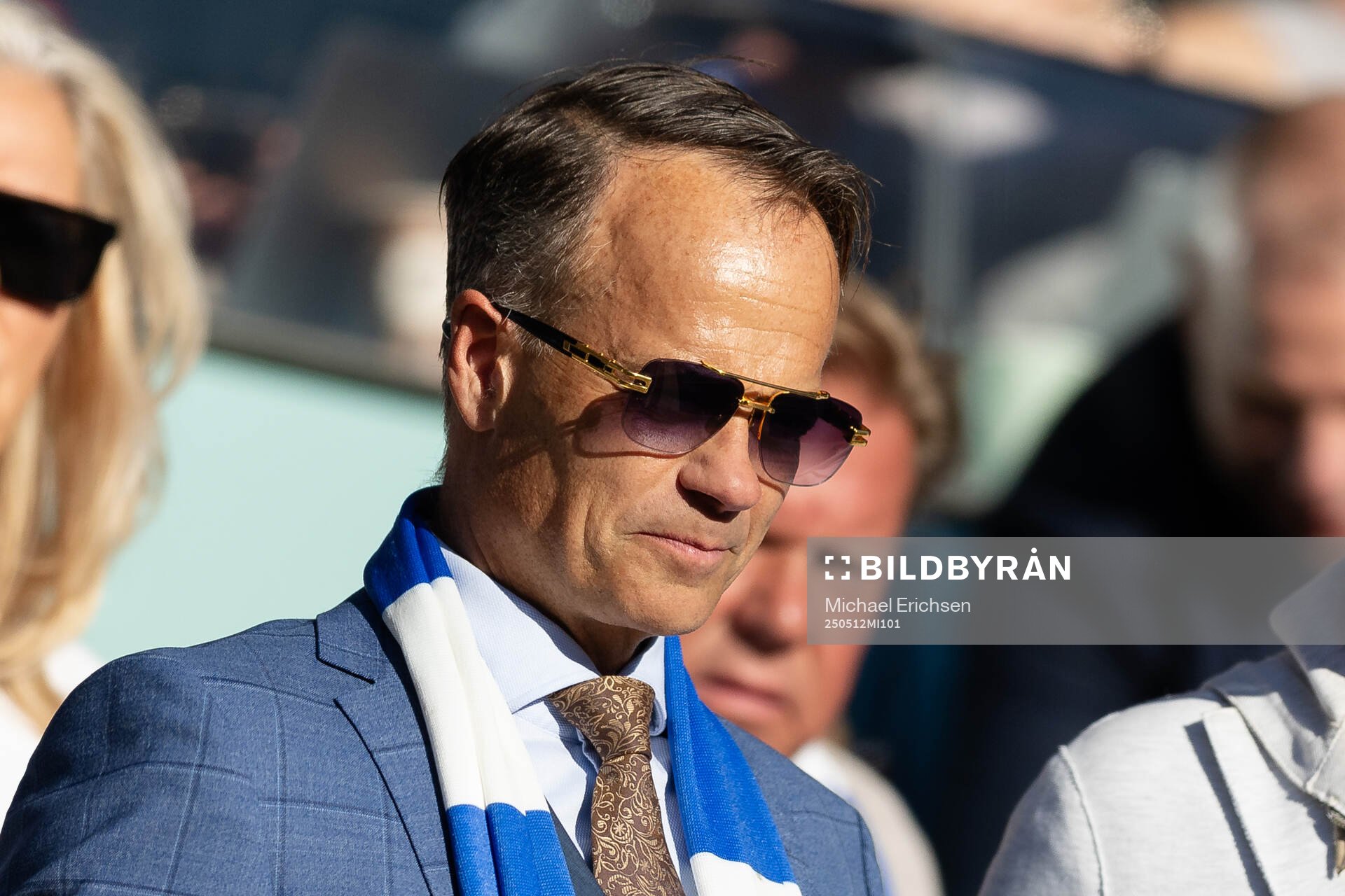 IFK Göteborgs tidigare ordförande Richard Berkling inför fotbollsmatchen i Allsvenskan mellan IFK Göteborg och Djurgården den 12 maj 2025 i Göteborg.