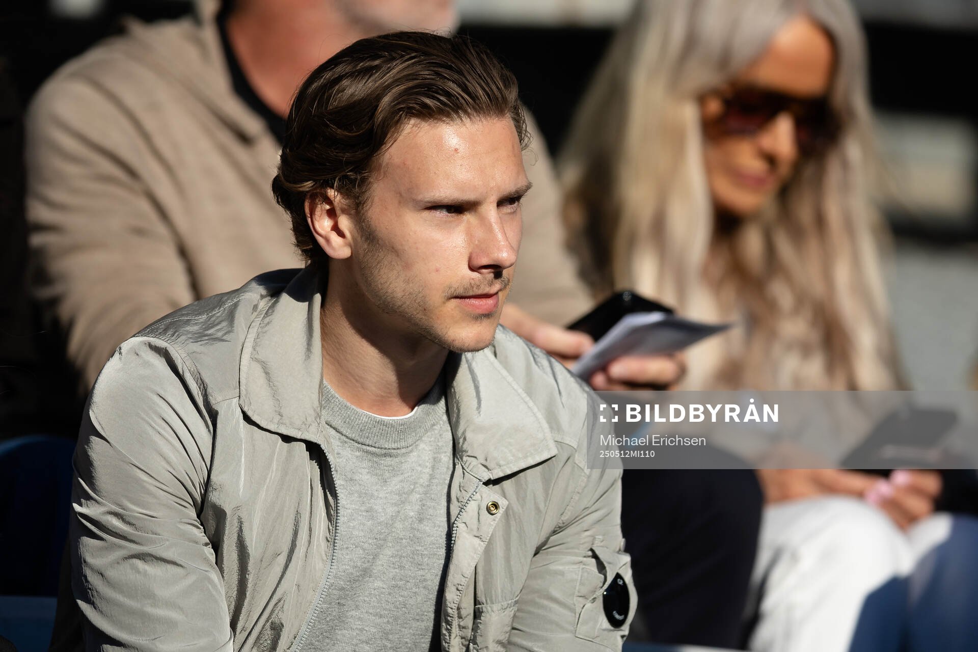 IFK Göteborgs Lucas Kåhed på läktaren