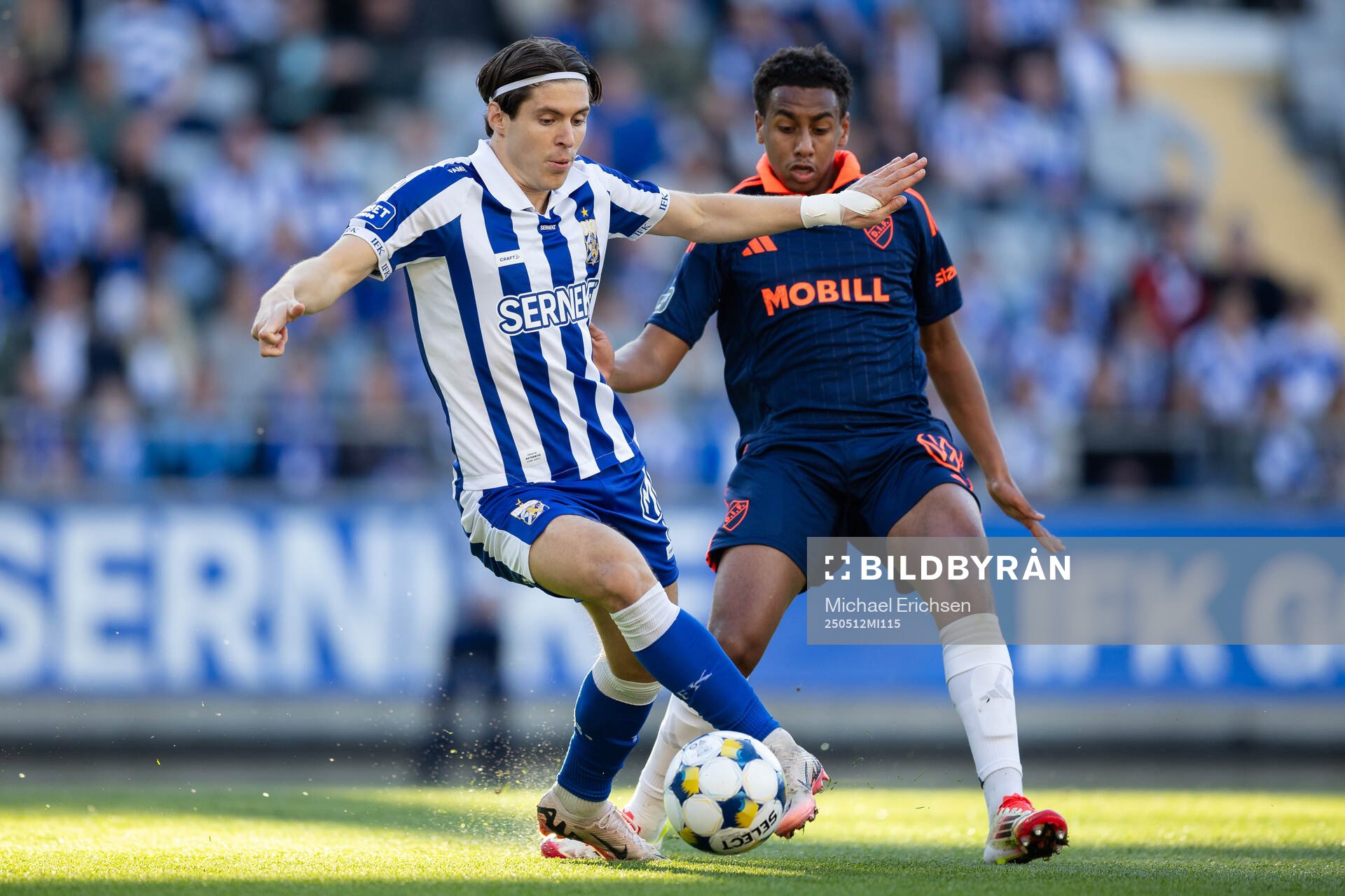 IFK Göteborgs Eman Markovic och Djurgårdens Isak