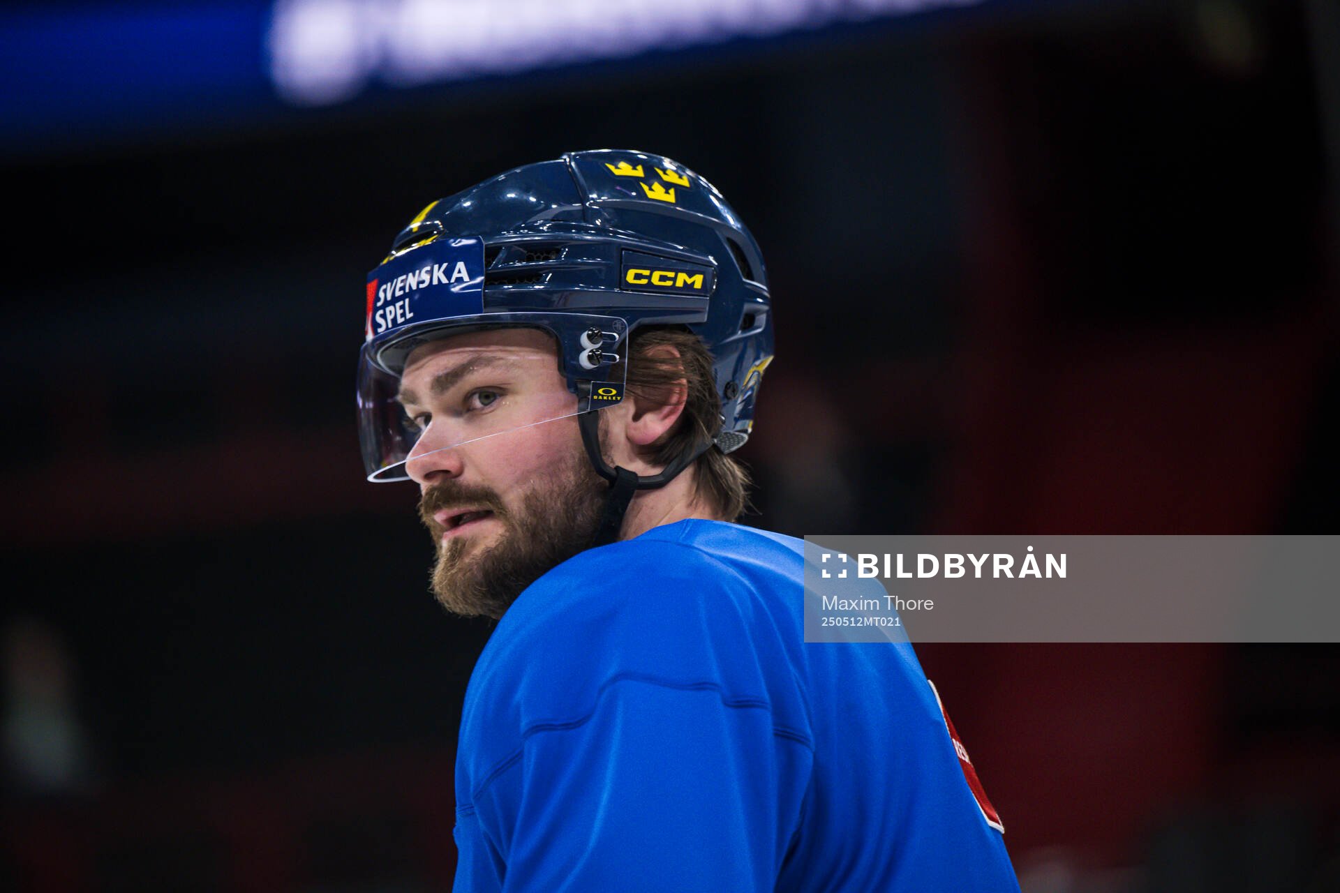 Rasmus Andersson of Sweden at a practice session