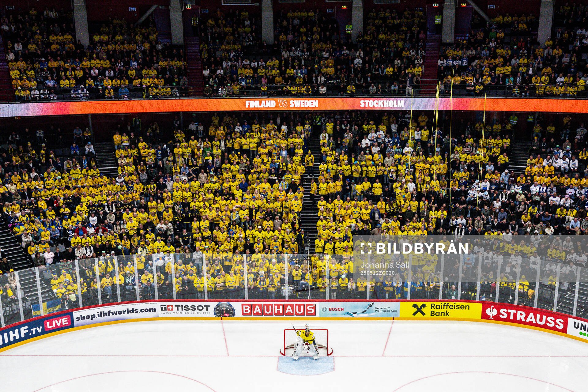goaltender Jacob Markström of Sweden