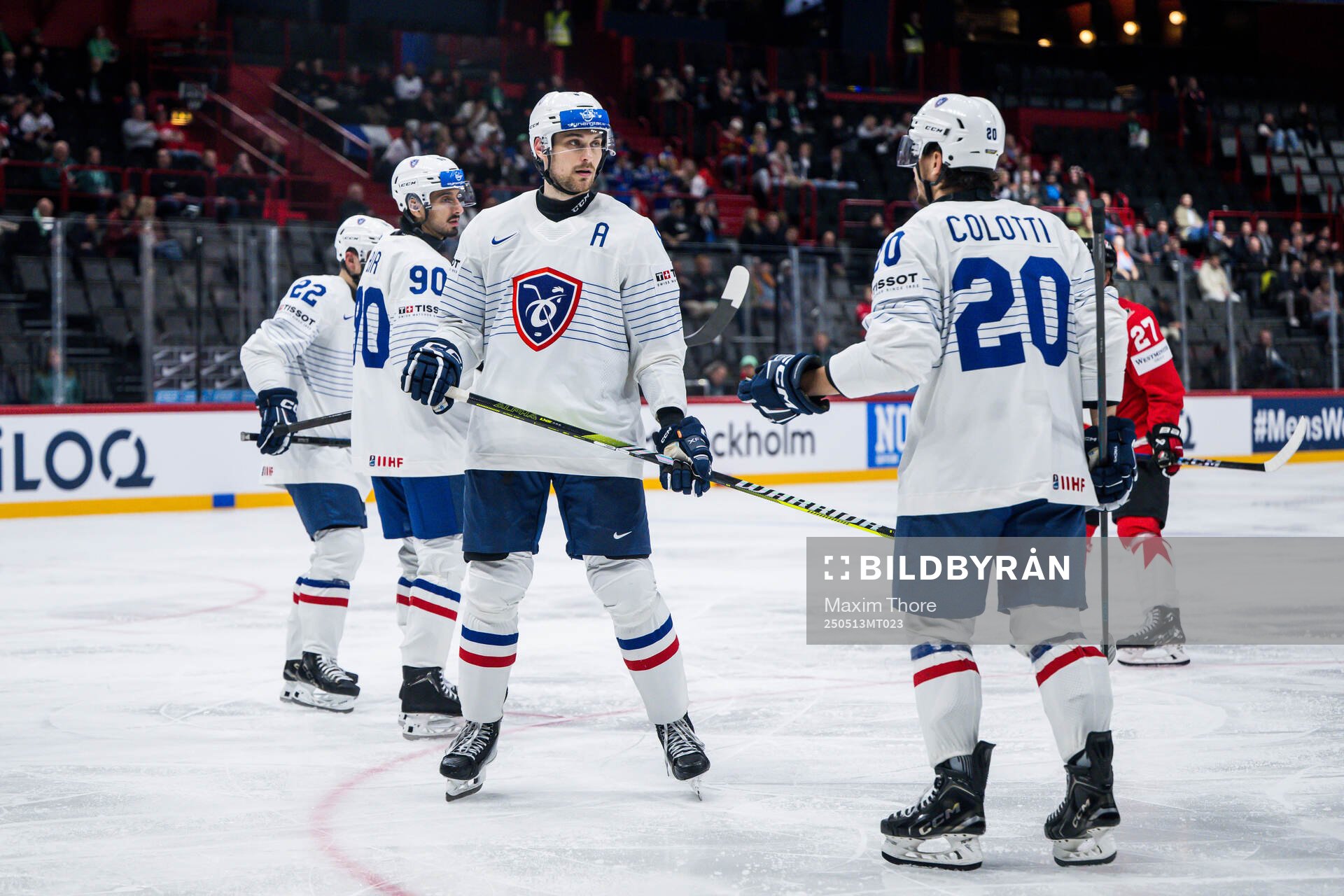 Hugo Gallet of France looks dejected