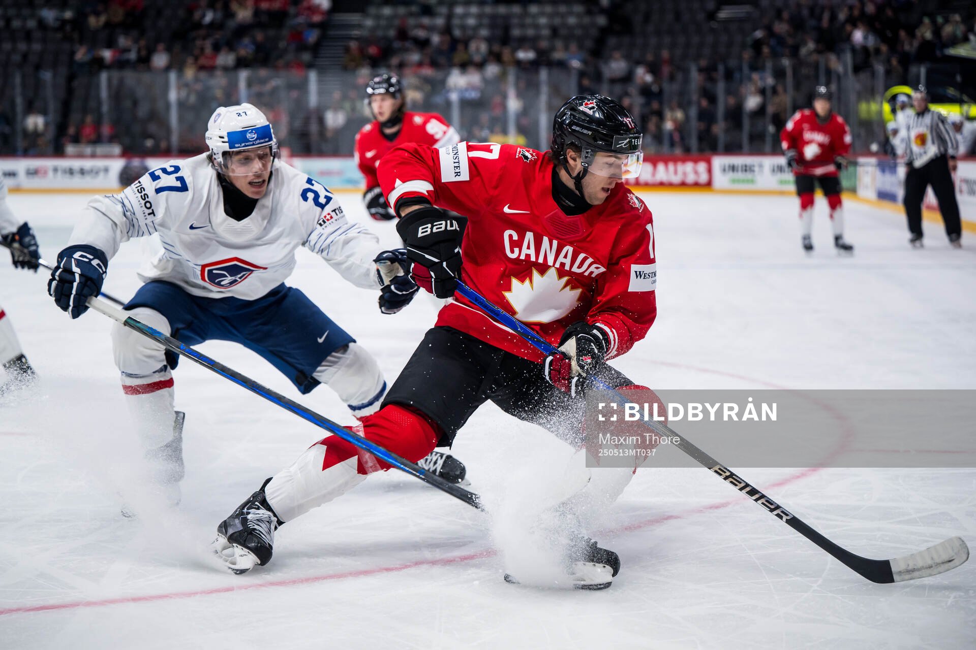 Jules Boscq of France and Will Cuylle of Canada