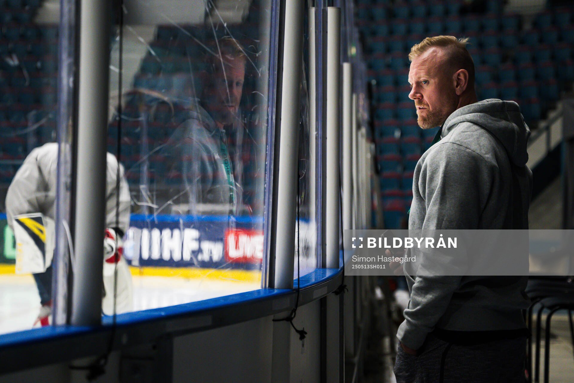 Assistant general manager Patric Hörnqvist of Sweden at a