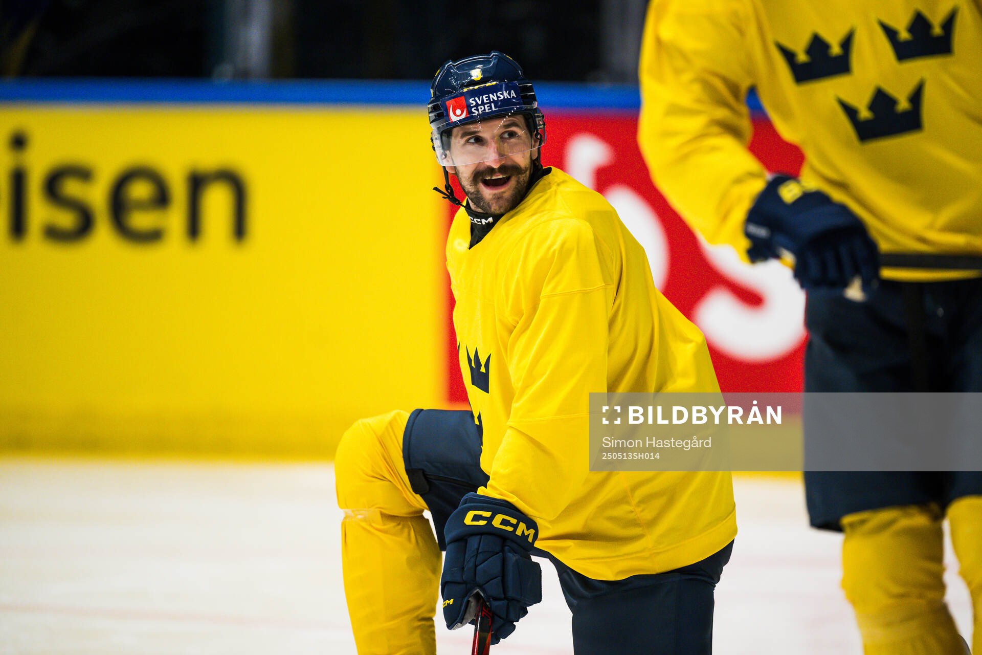 Filip Forsberg at a practice session