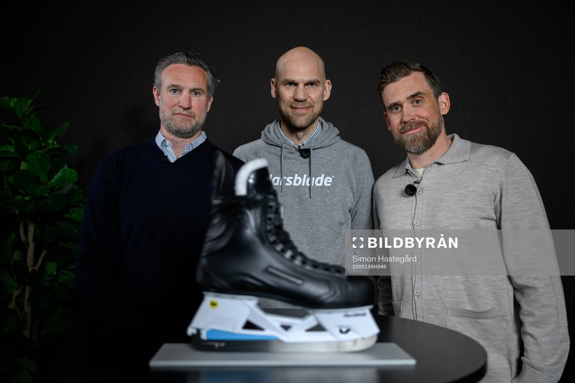 Niklas Kronwall, Per Mårs and Henrik Zetterberg
