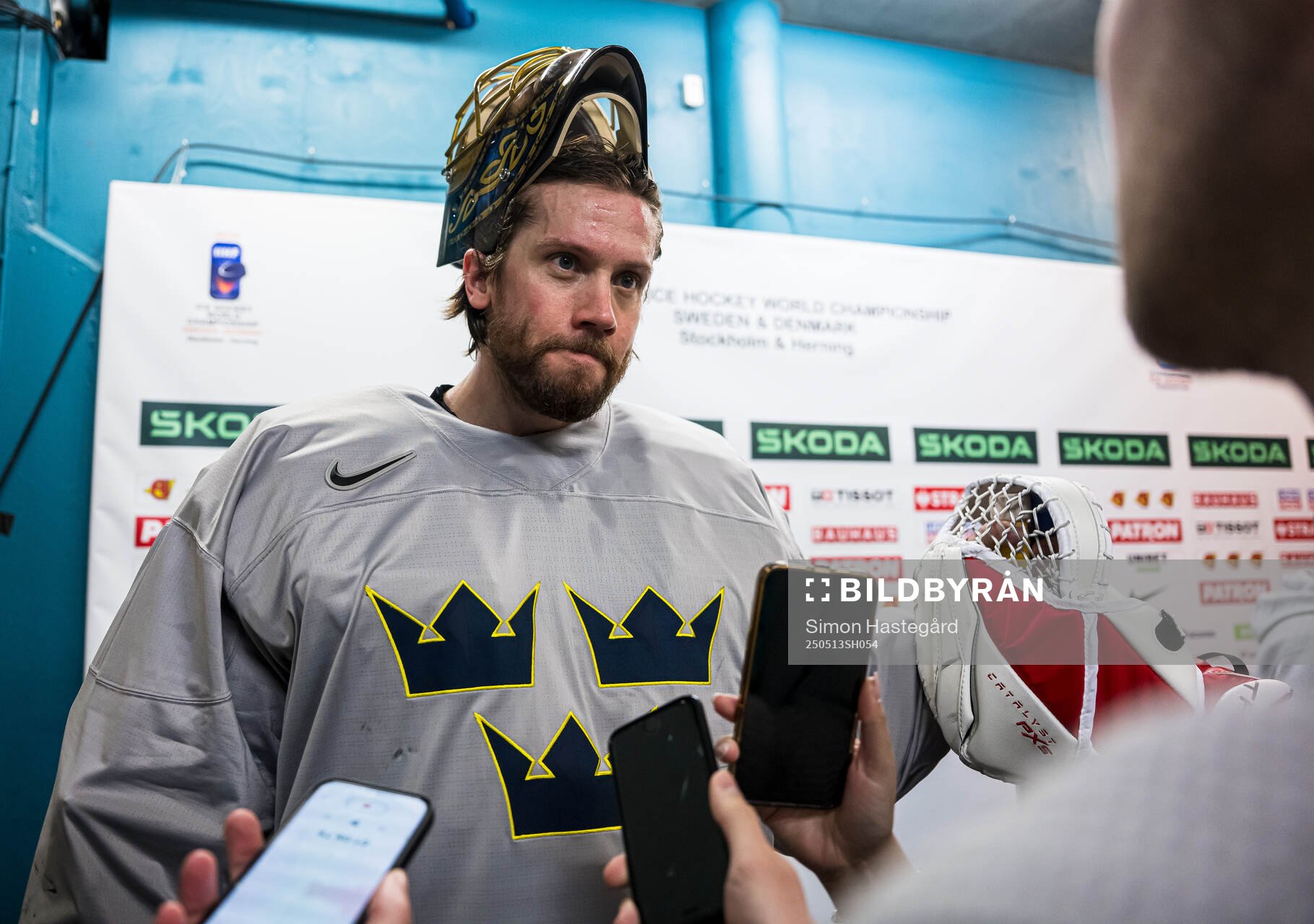 Goaltender Jacob Markström of Sweden