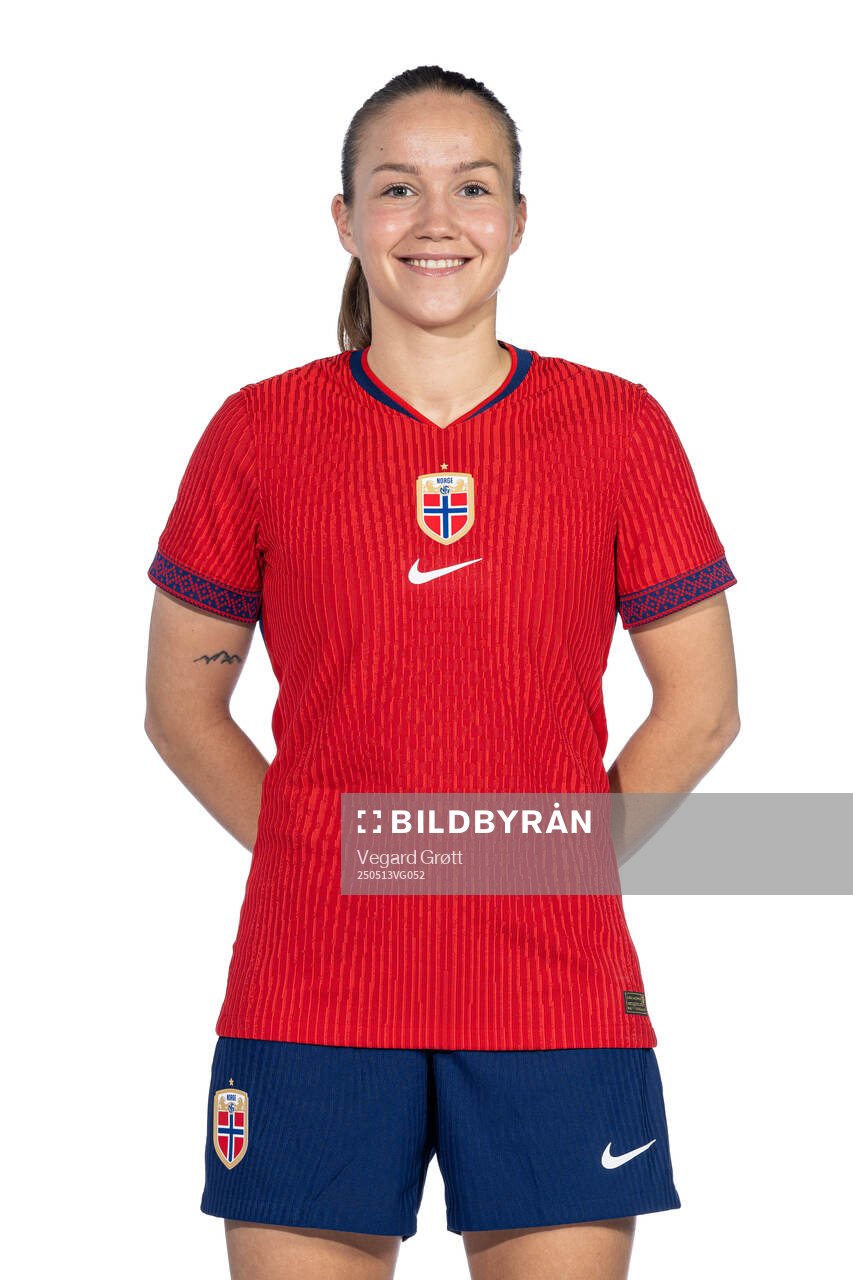 Guro Reiten of the Norwegian women's national football team
