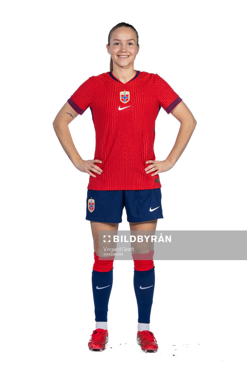 Guro Reiten of the Norwegian women's national football team
