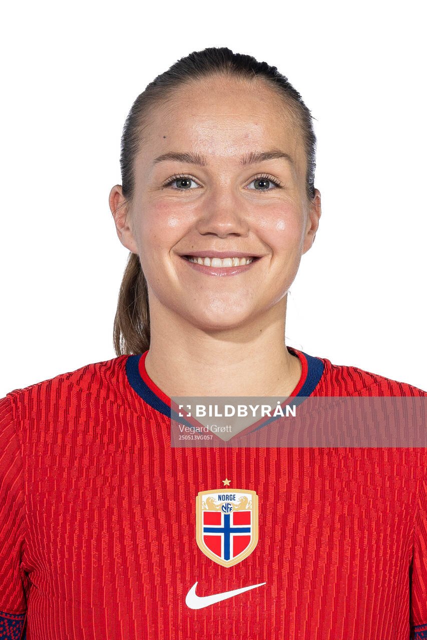 Guro Reiten of the Norwegian women's national football team