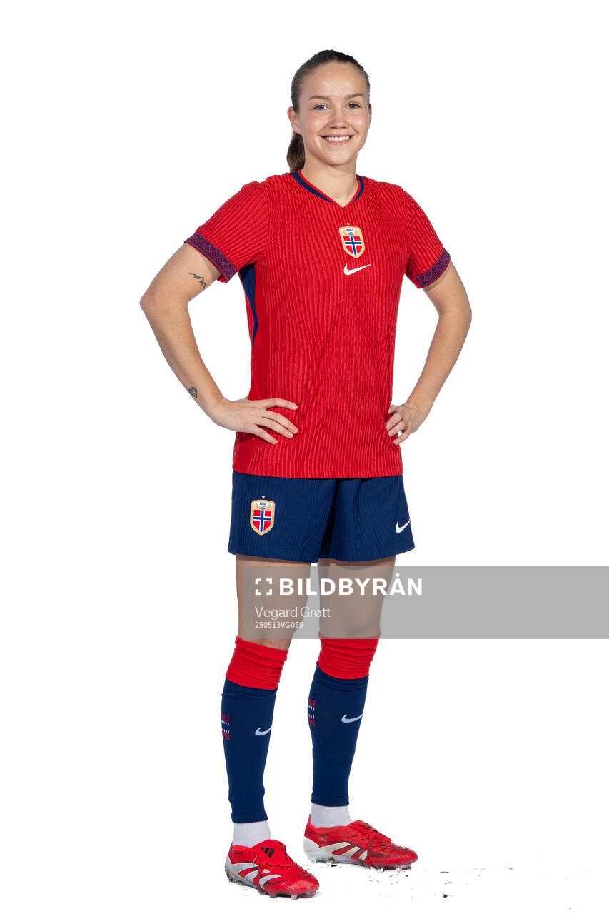 Guro Reiten of the Norwegian women's national football team